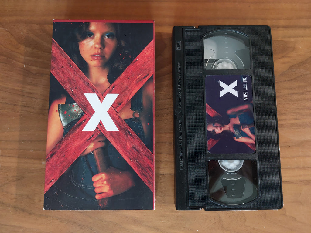 X movie VHS cassette tape