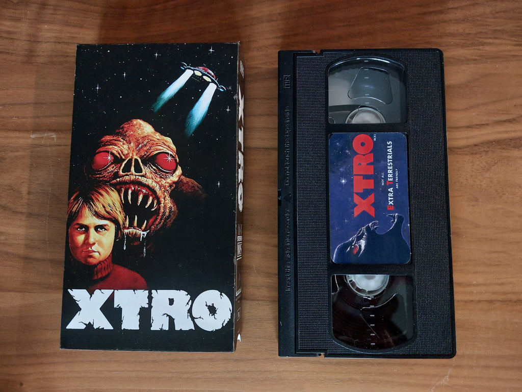 Xtro movie VHS cassette tape