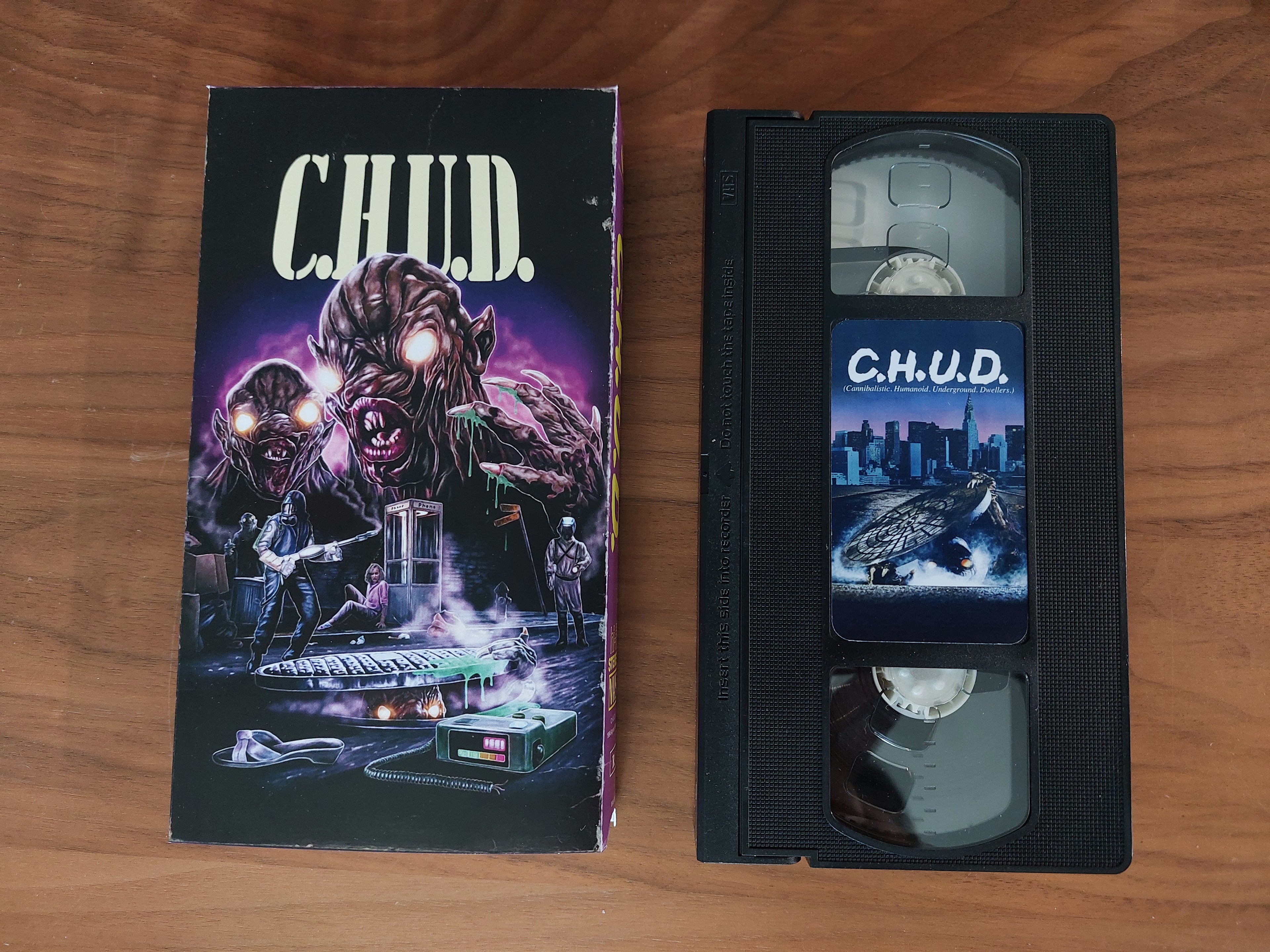 C.H.U.D movie VHS cassette tape