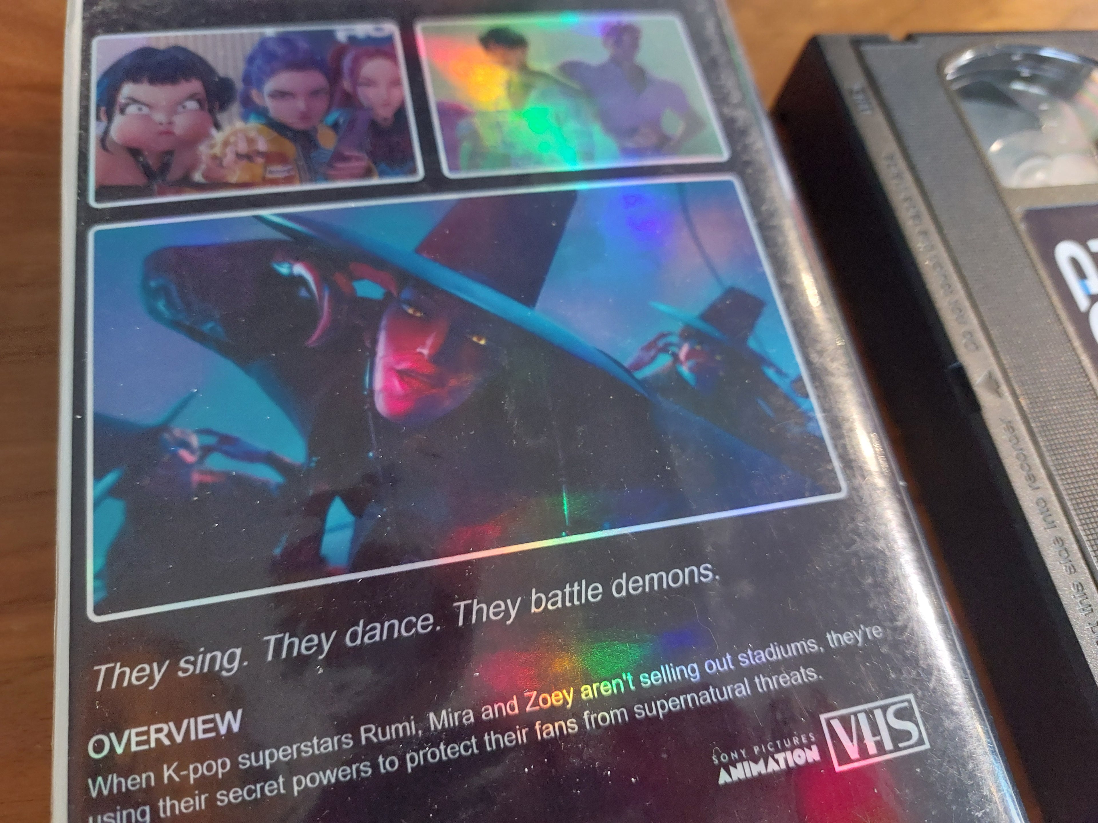 Kpop Demon Hunters VHS cassette tape