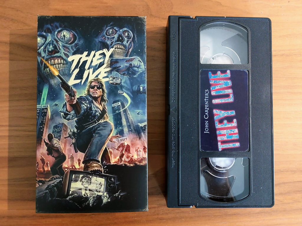 They Live VHS cassette tape