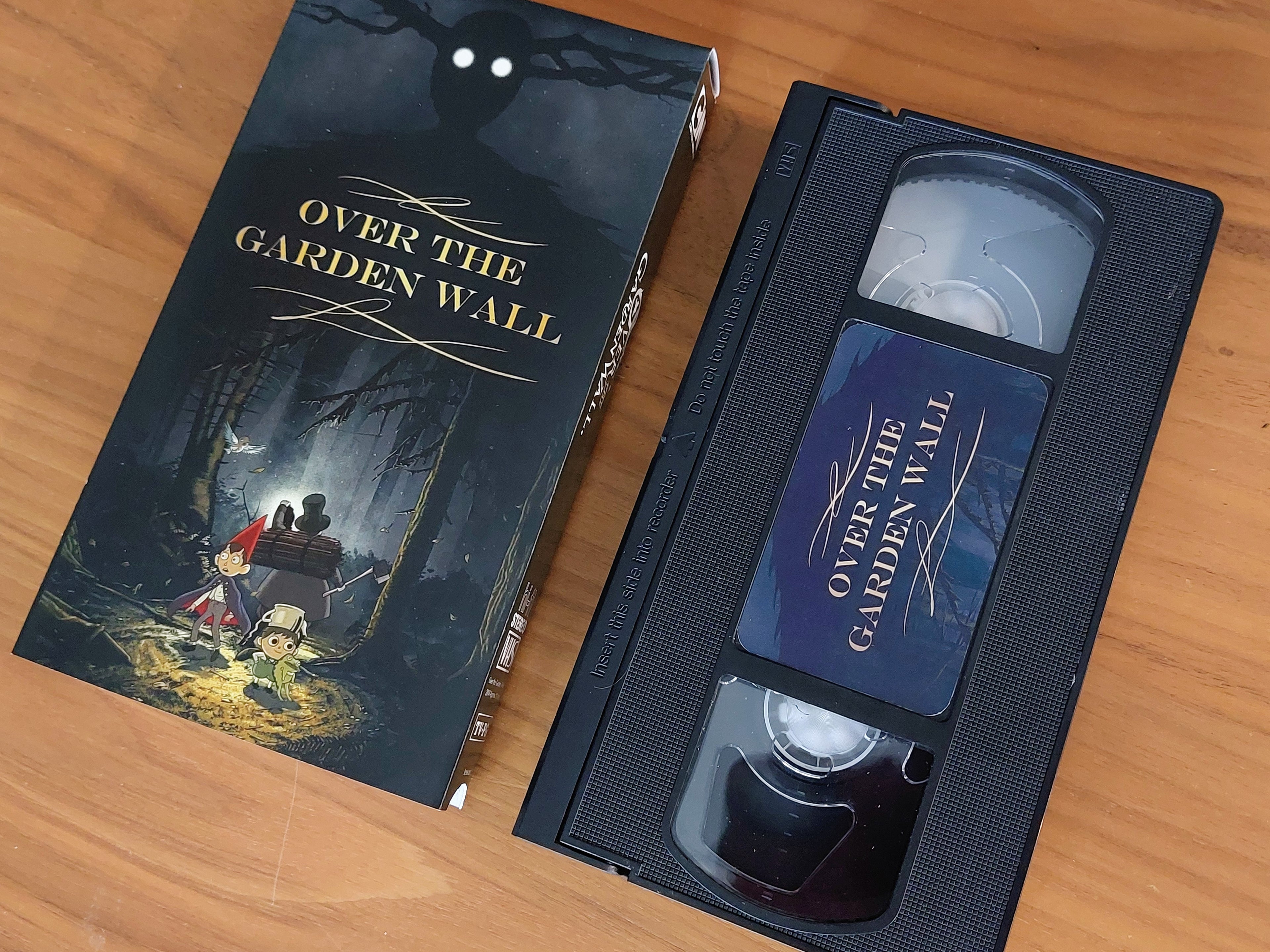 Over the Garden Wall VHS cassette tape