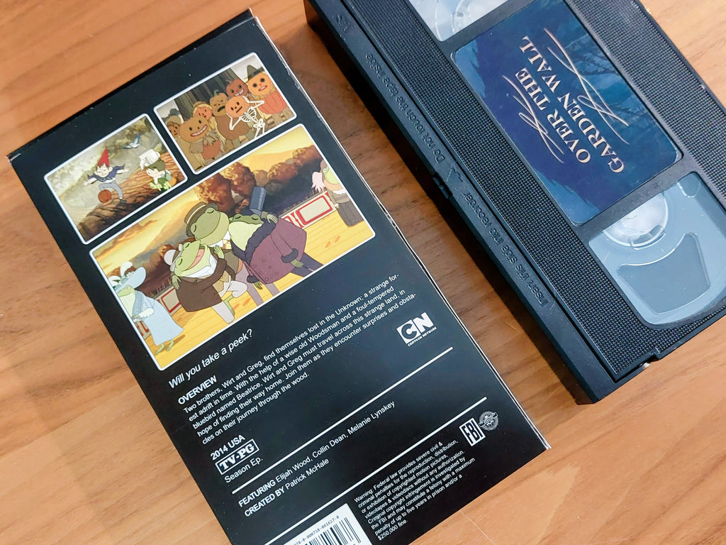 Over the Garden Wall VHS cassette tape