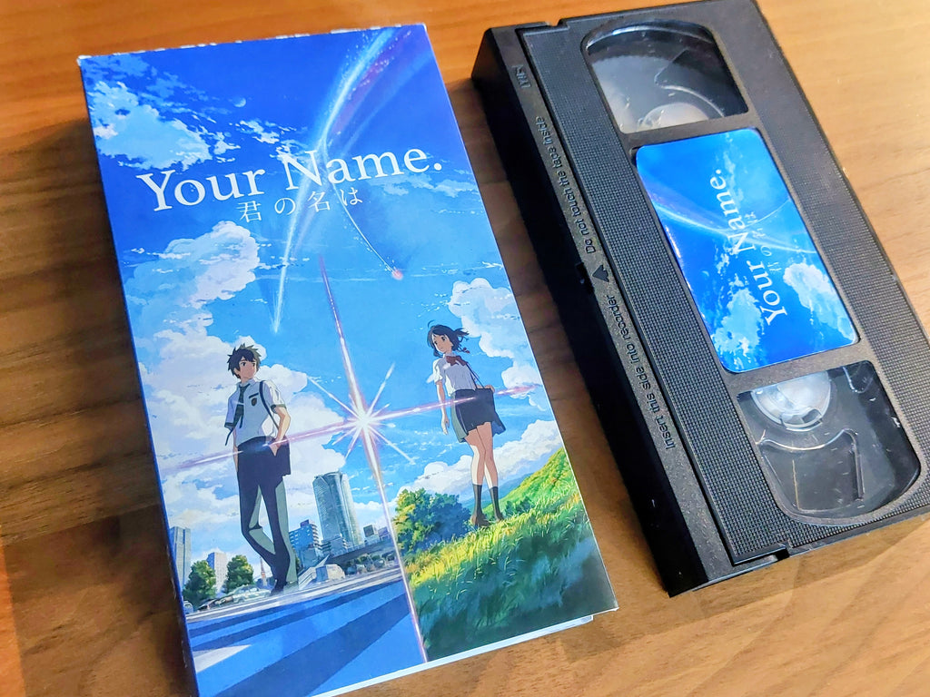 Your Name VHS cassette tape