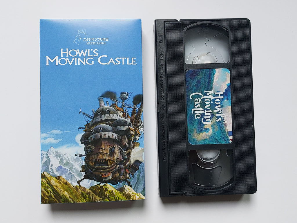 Studio Ghibli Howl's Moving Castle VHS cassette tape