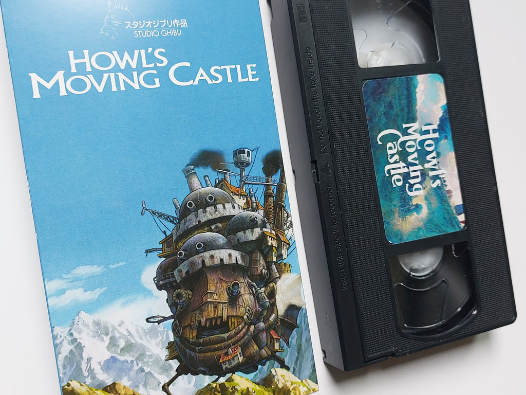 Studio Ghibli Howl's Moving Castle VHS cassette tape
