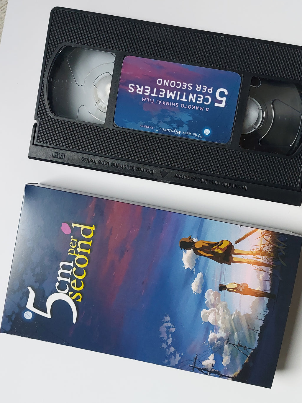 5cm Per Second VHS cassette tape