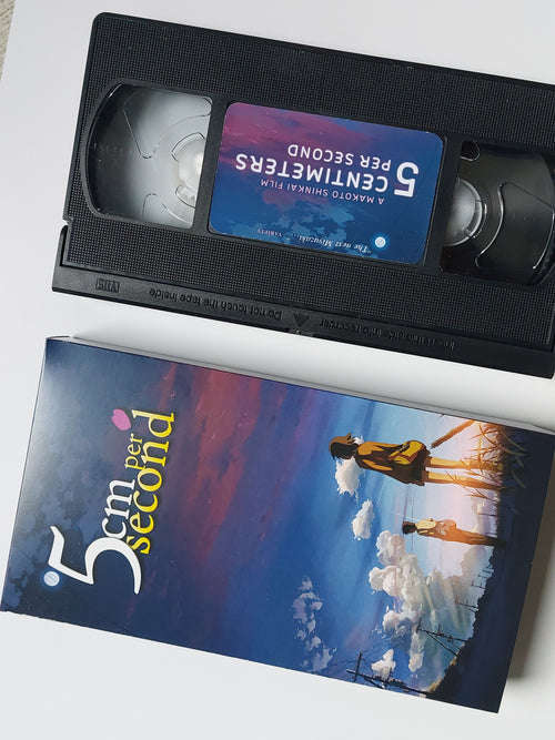 5cm Per Second VHS cassette tape