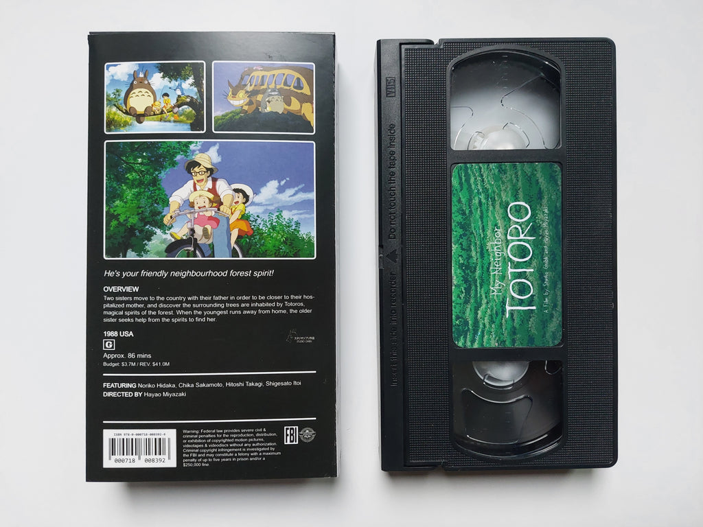 Studio Ghibli My Neighbor Totoro  VHS cassette tape