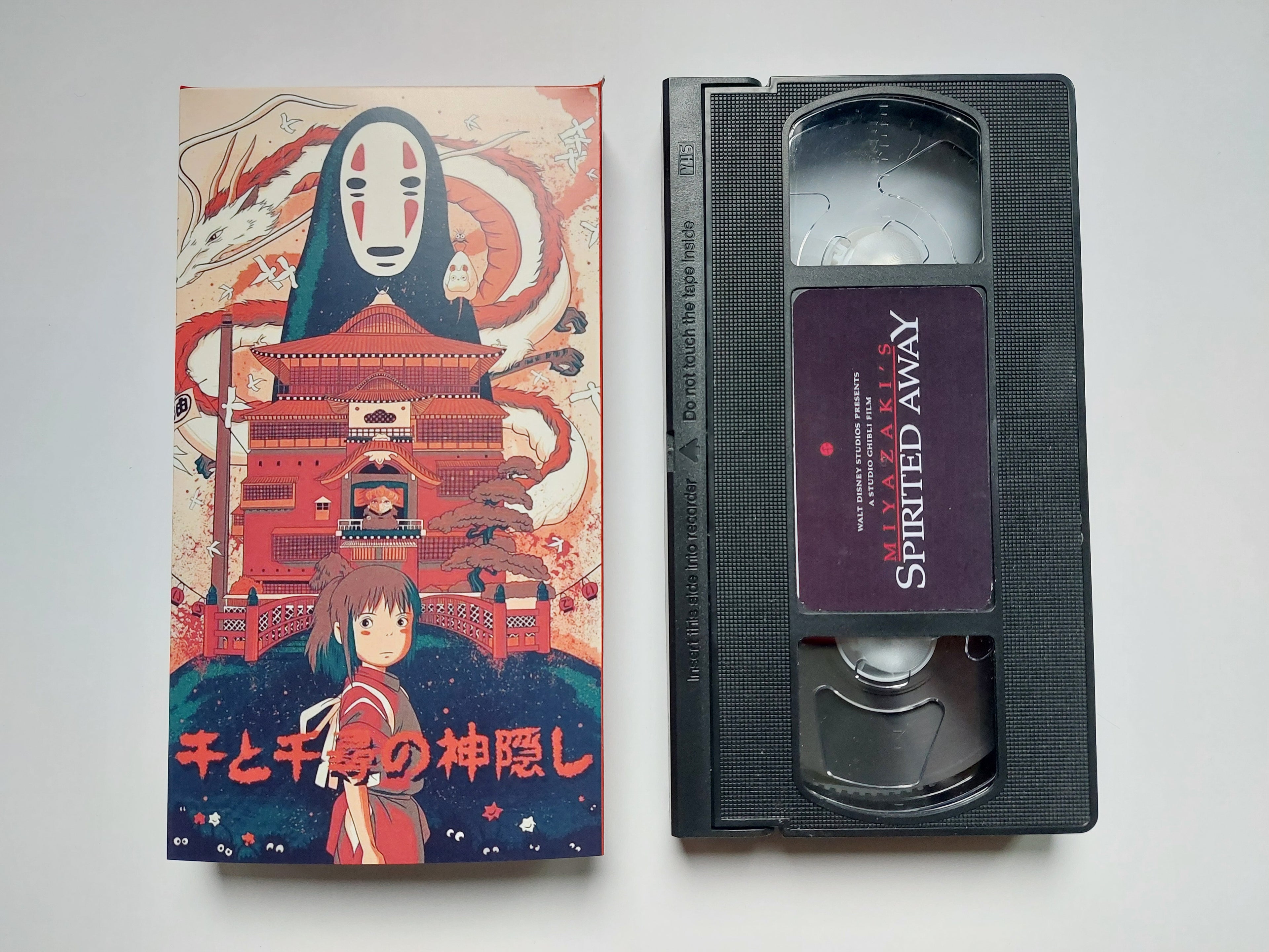 Studio Ghibli Spirited Away VHS cassette tape