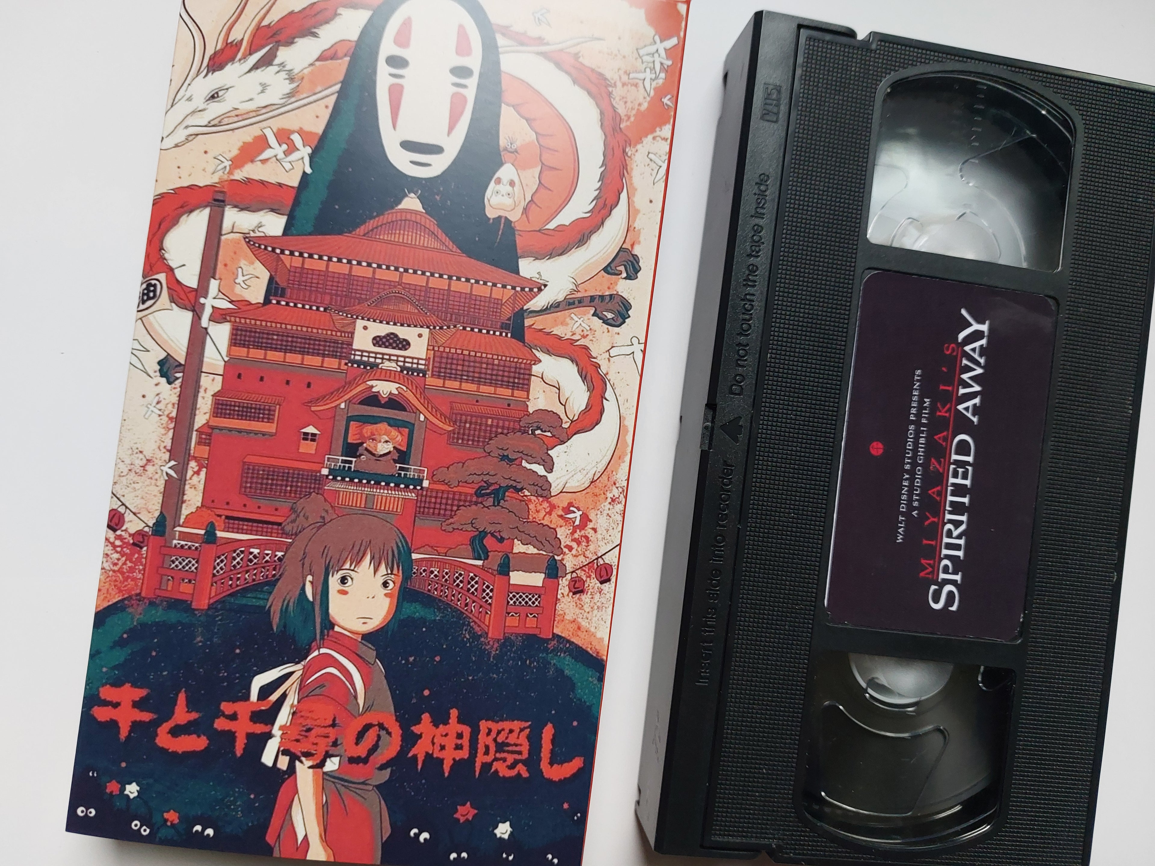 Studio Ghibli Spirited Away VHS cassette tape