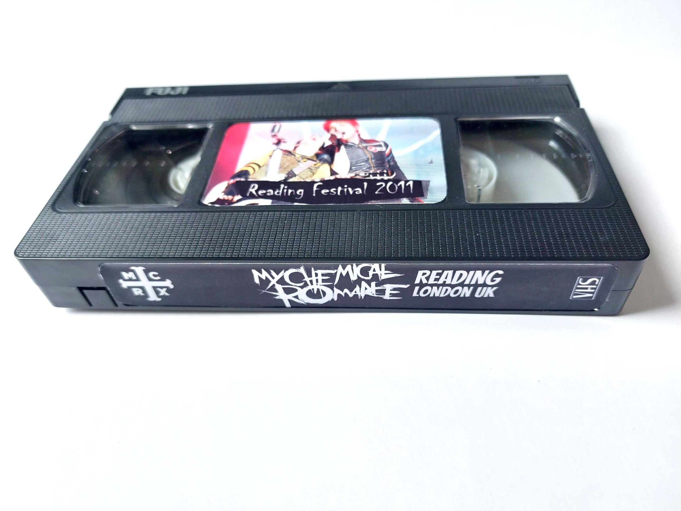 My Chemical Romance Reading Festival 2011 VHS cassette tape