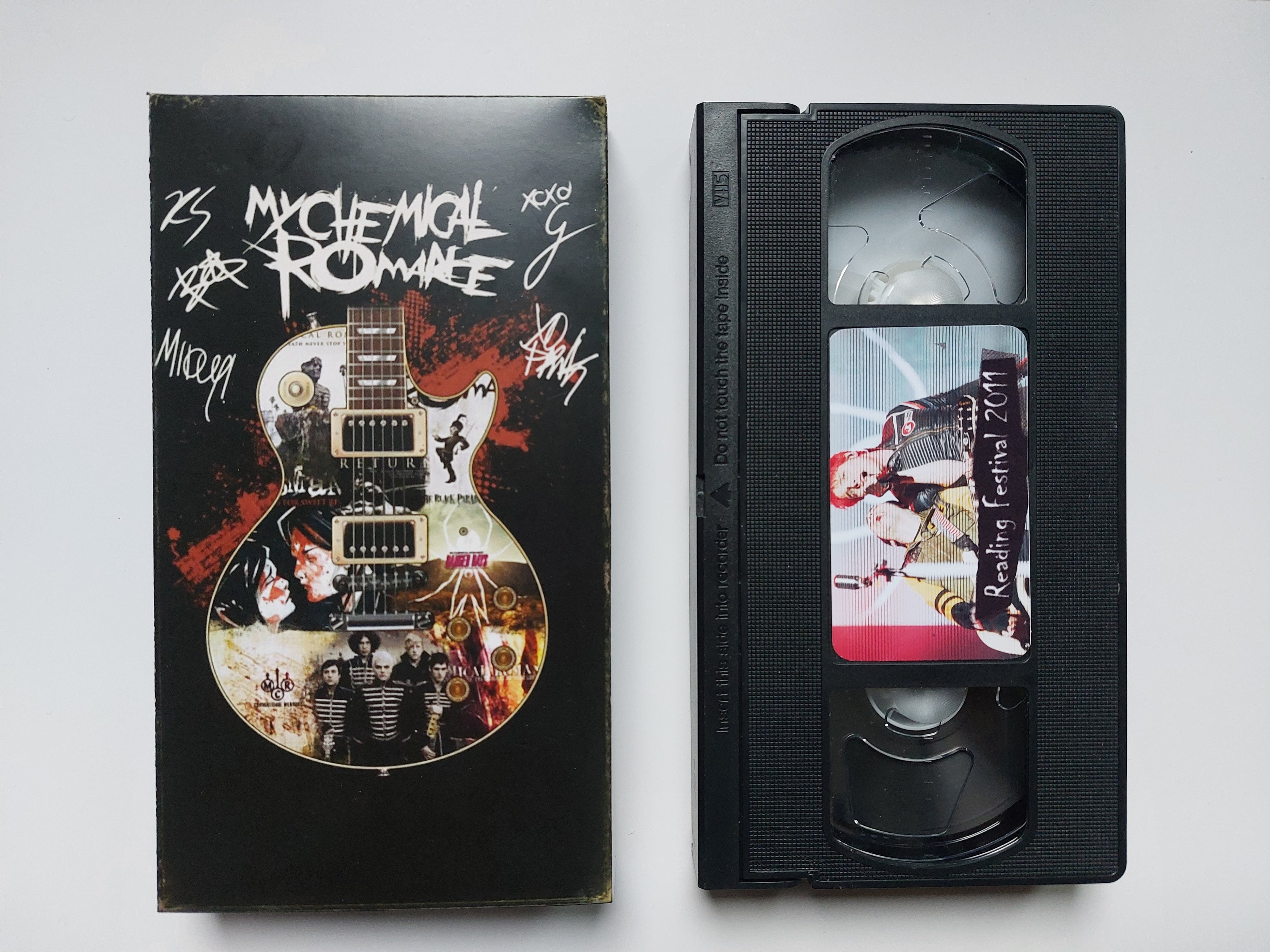 My Chemical Romance Reading Festival 2011 VHS cassette tape