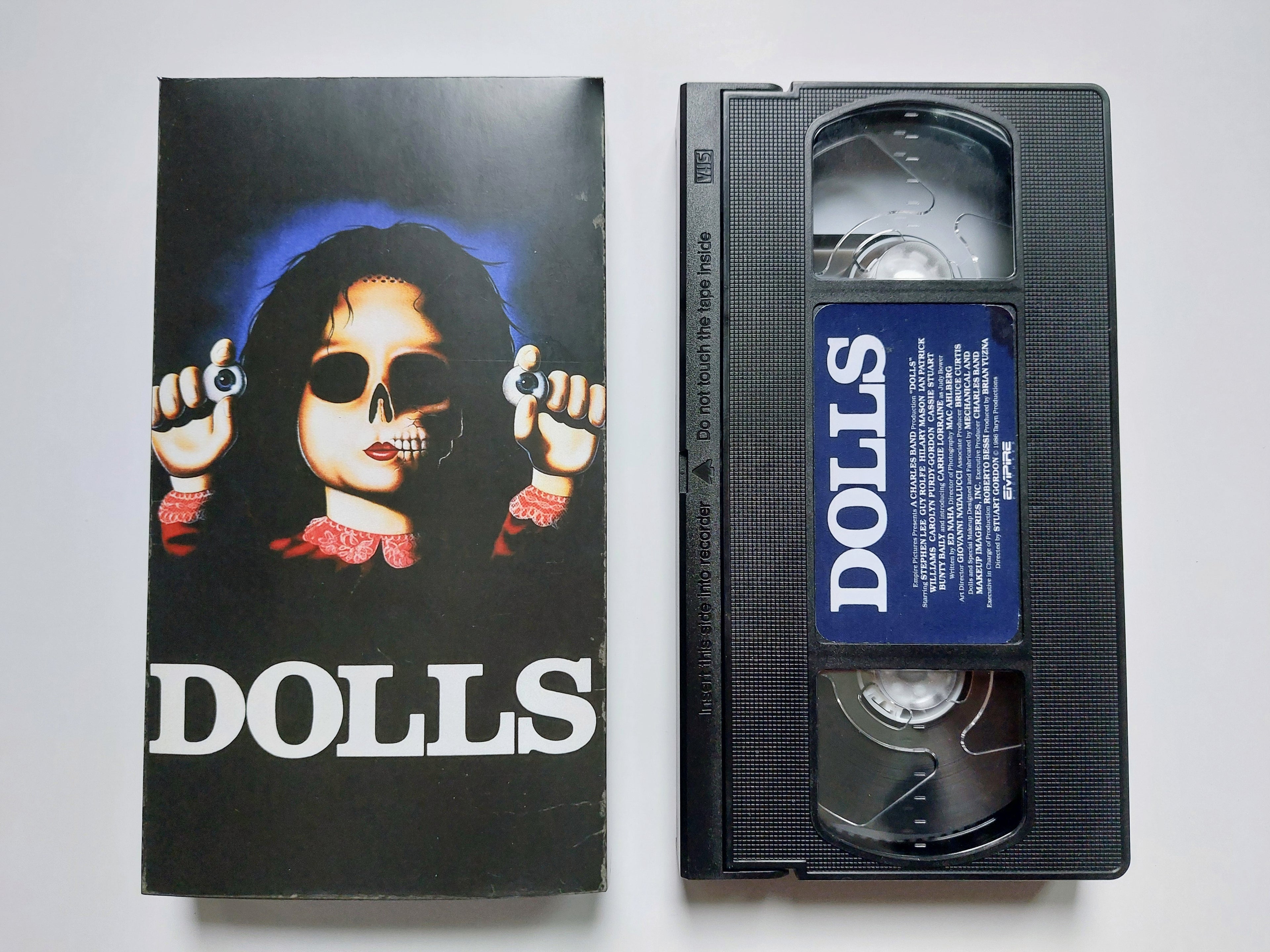 Dolls VHS cassette tape