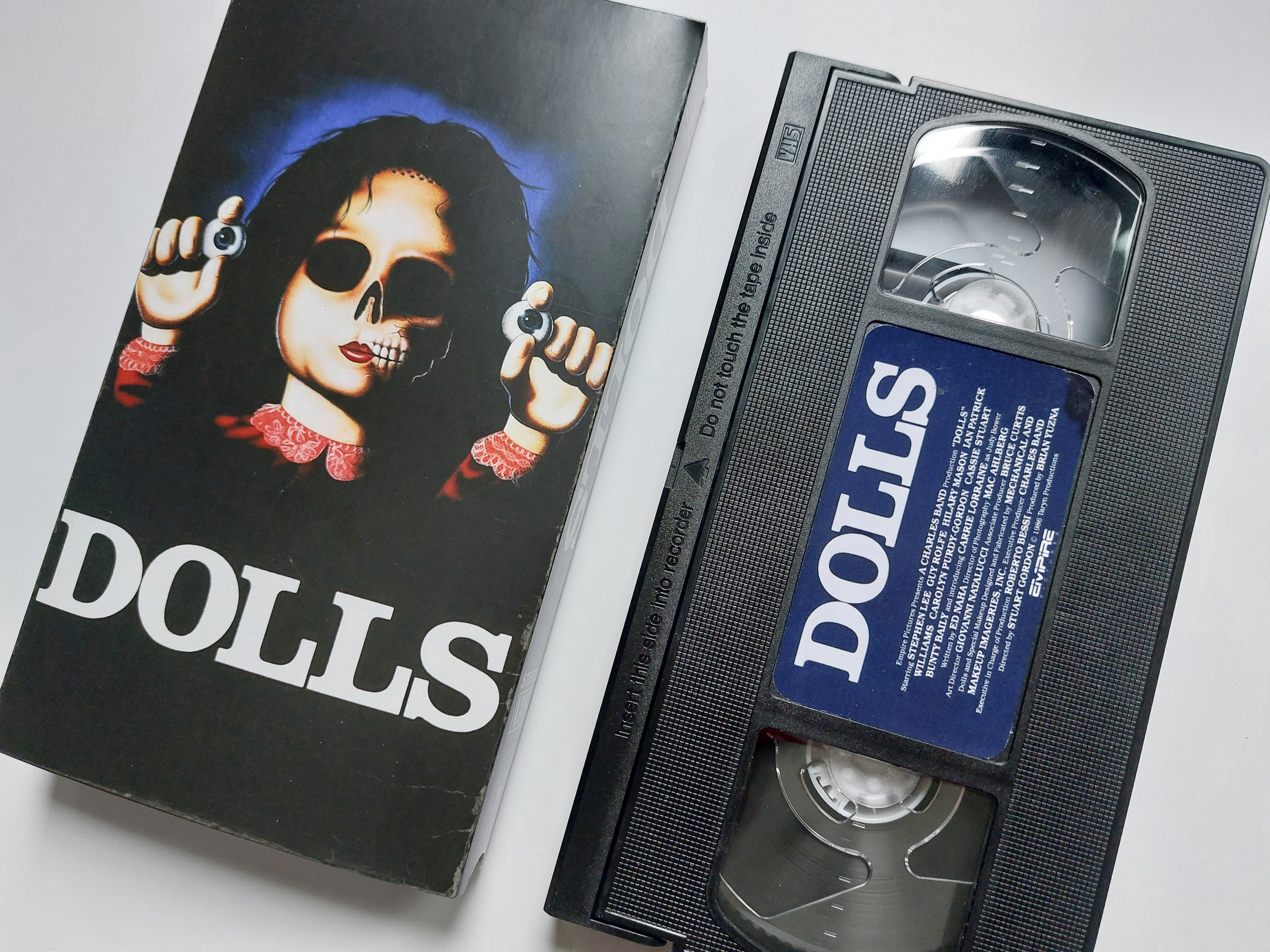 Dolls VHS cassette tape