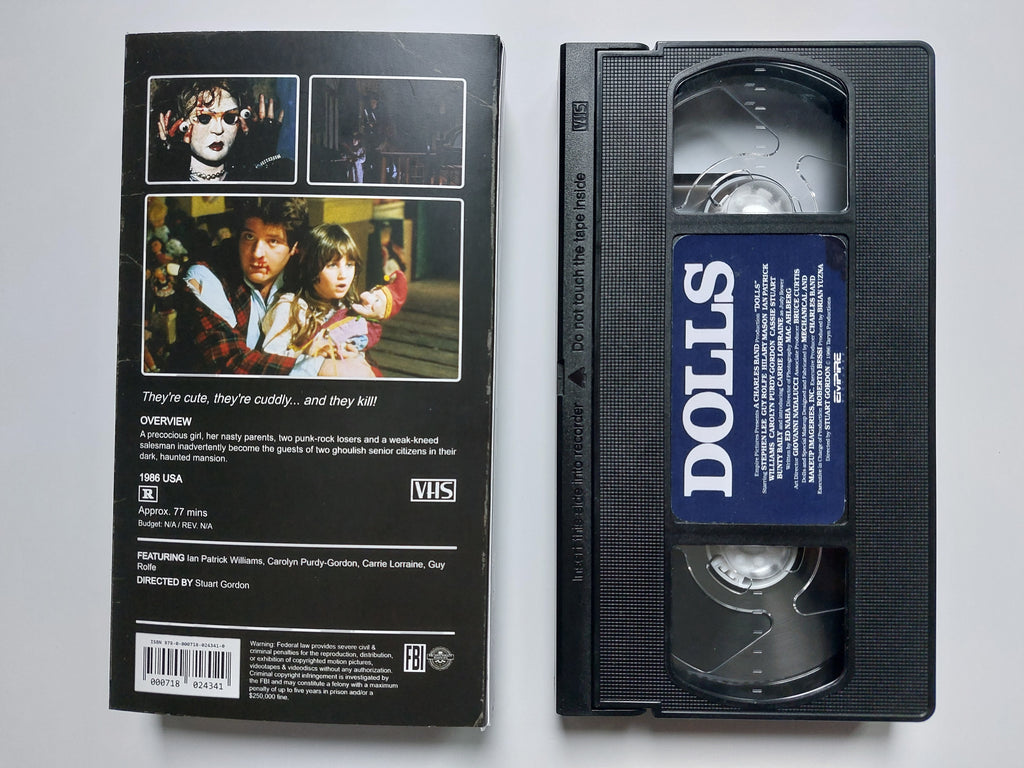 Dolls VHS cassette tape