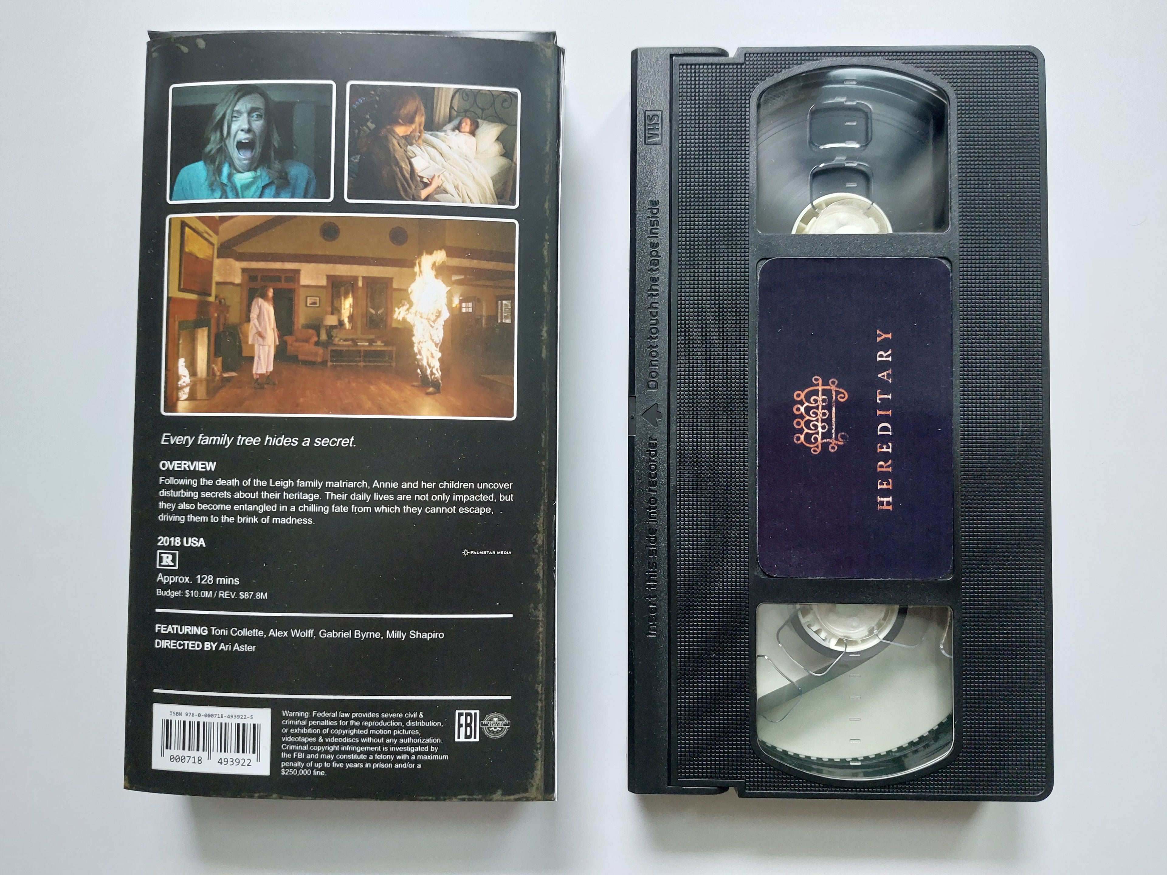 Hereditary VHS cassette tape