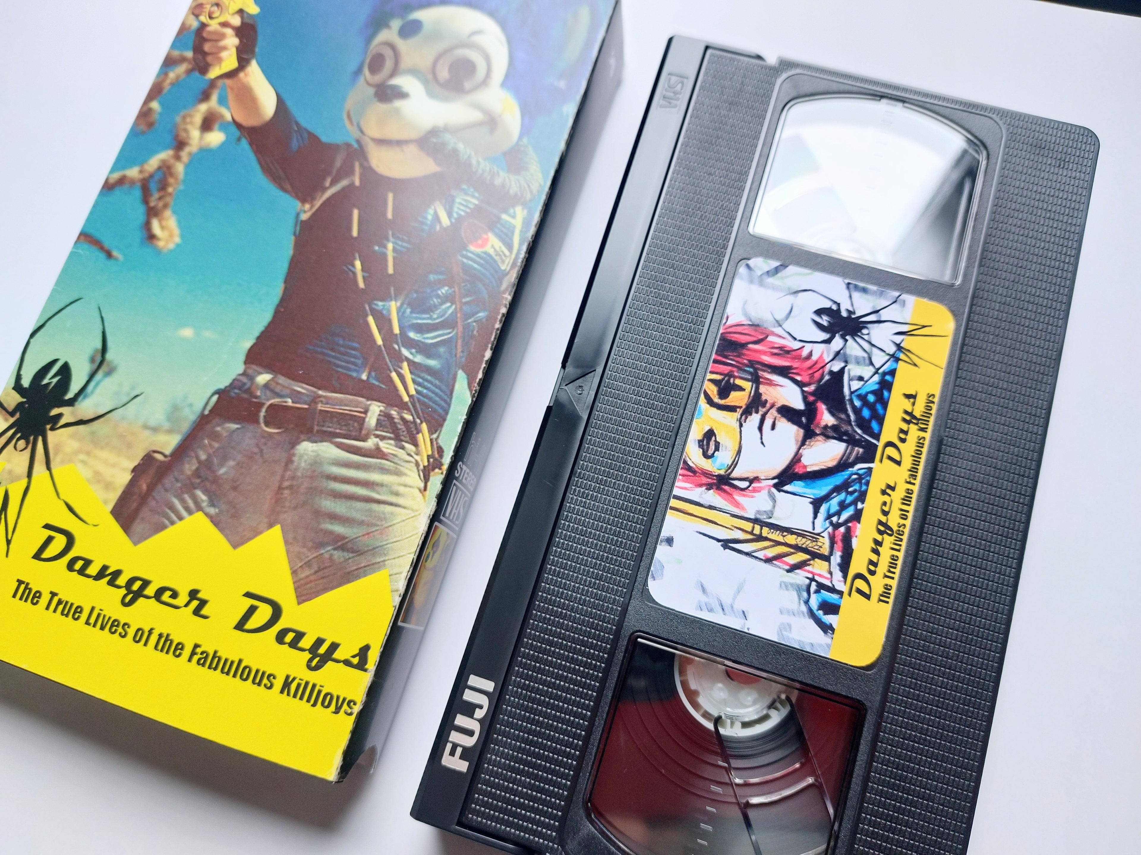 My Chemical Romance Danger Days VHS cassette tape