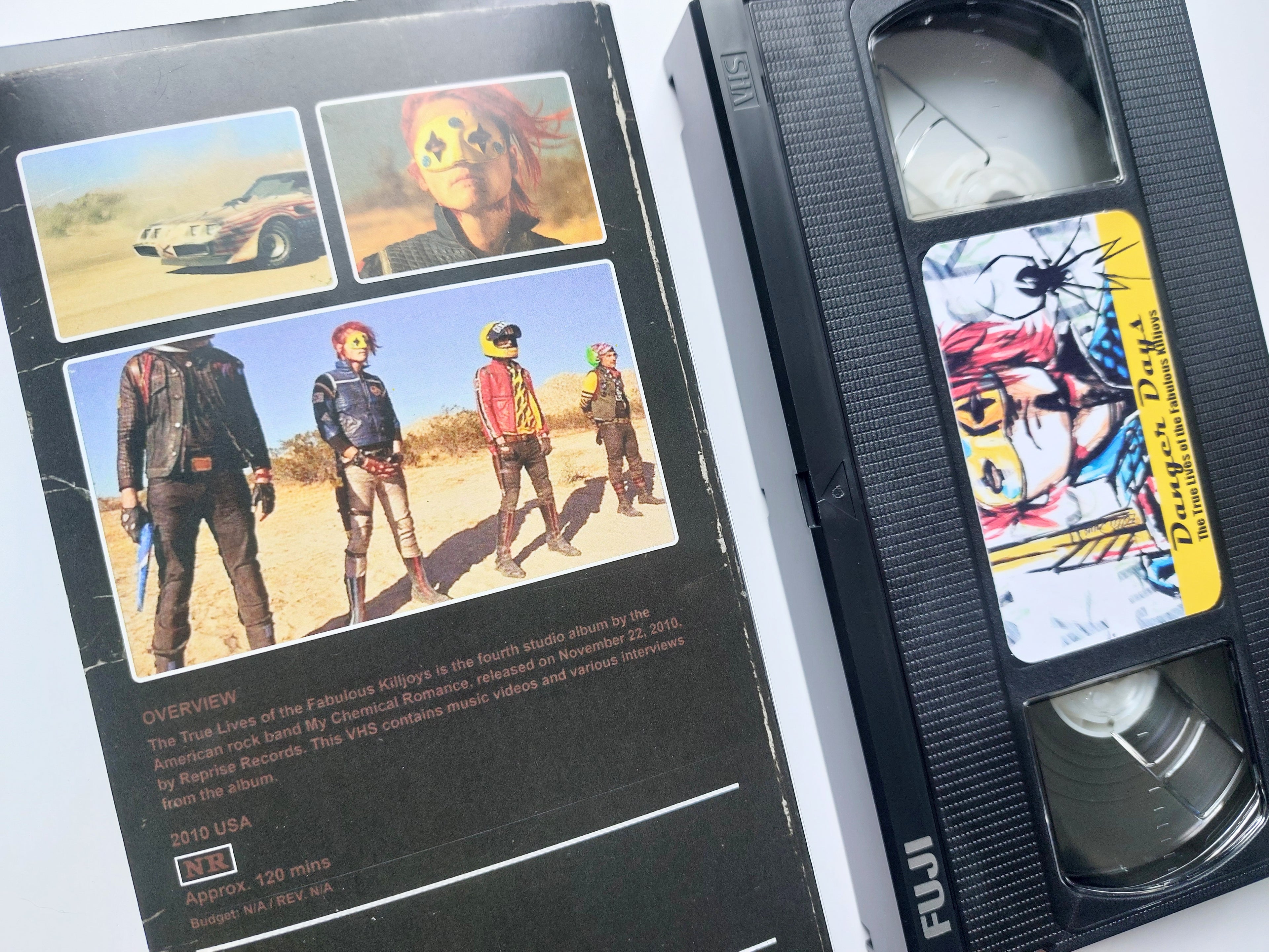 My Chemical Romance Danger Days VHS cassette tape