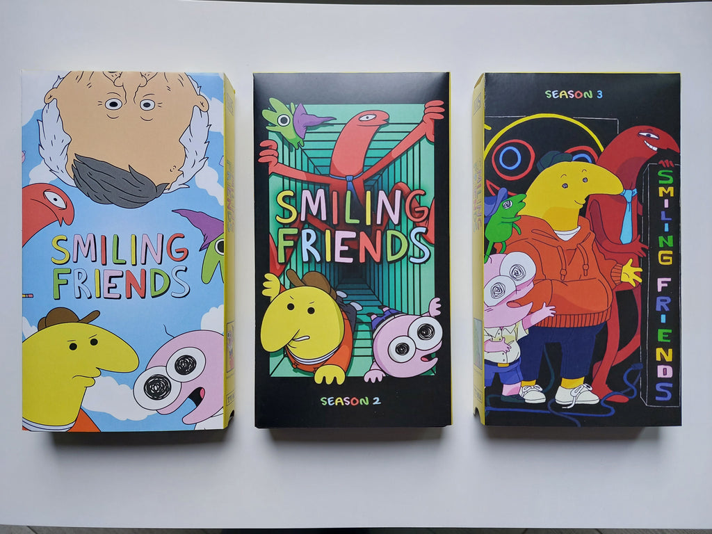 Smiling Friends VHS cassette tape