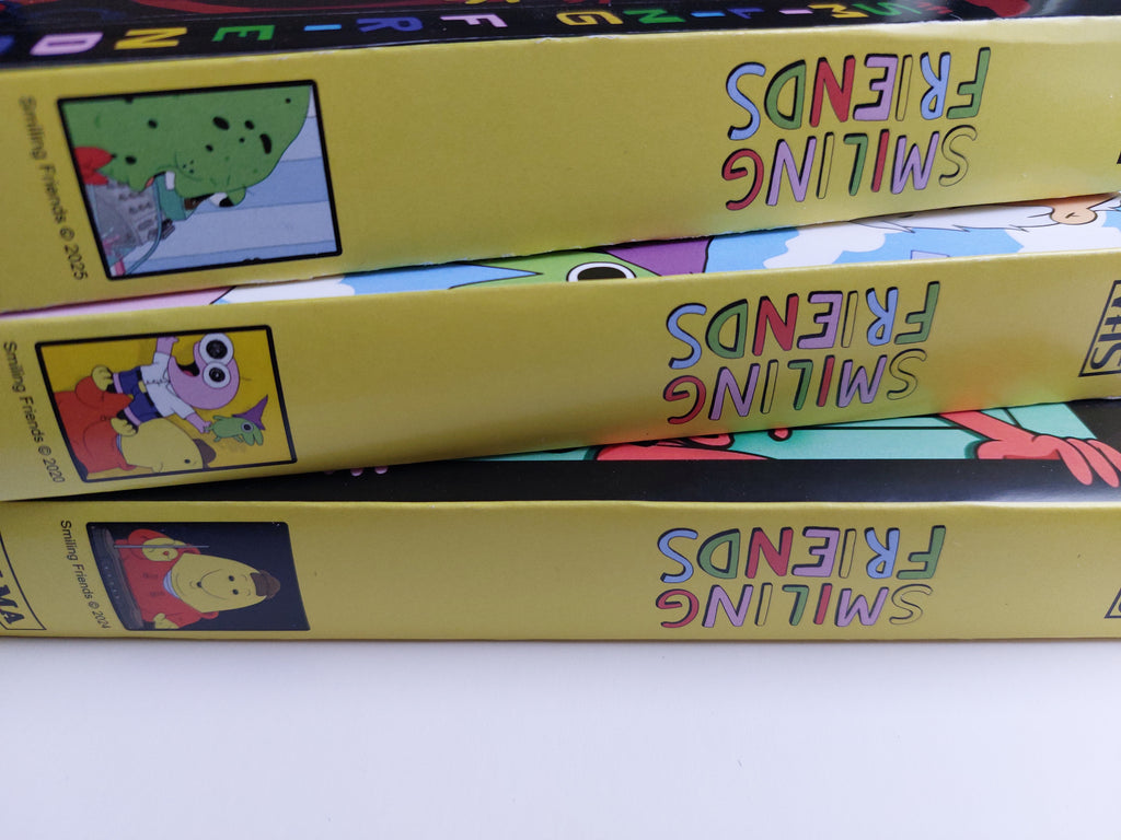Smiling Friends VHS cassette tape