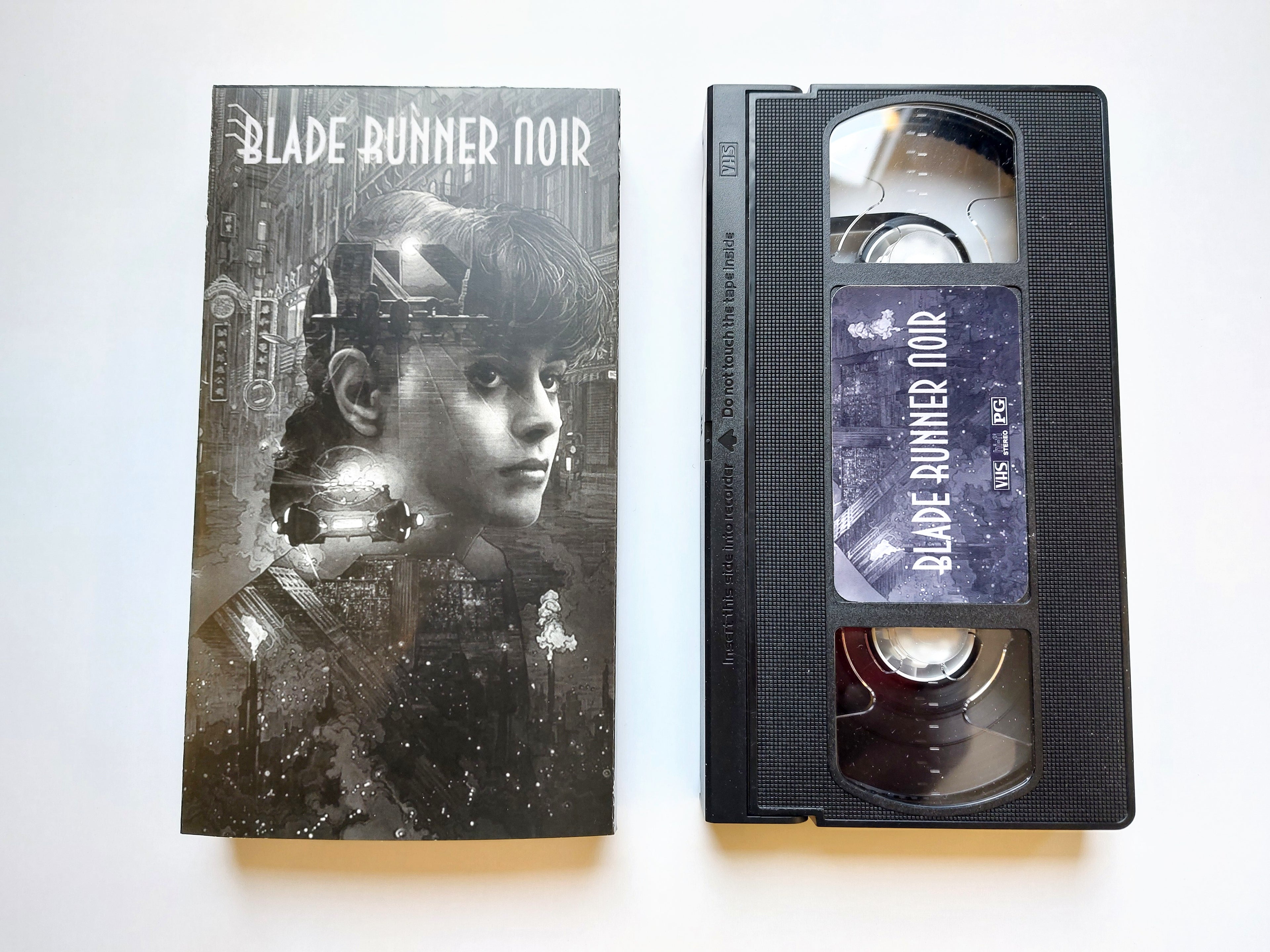 Blade Runner 4k Noir VHS cassette tape