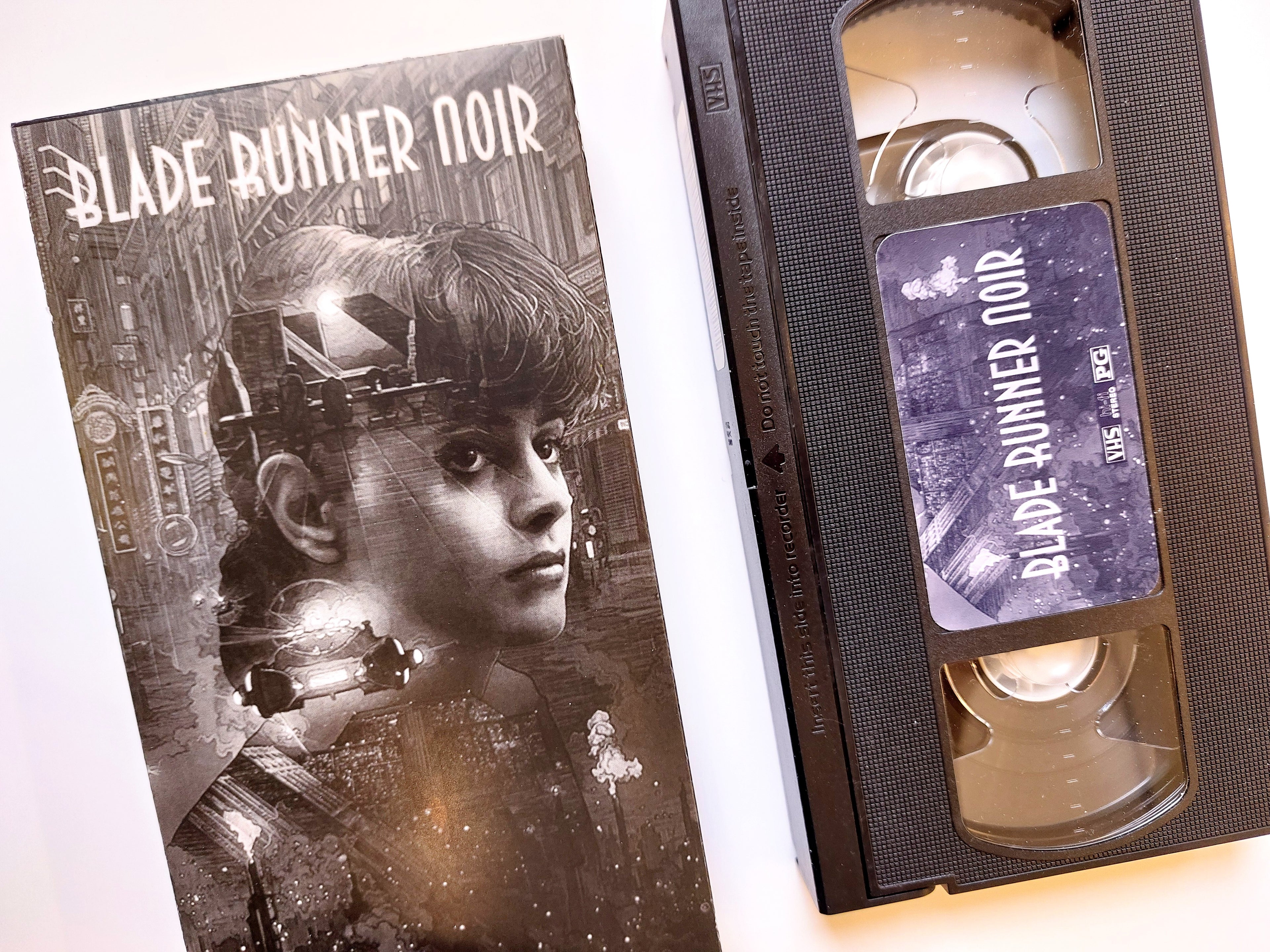 Blade Runner 4k Noir VHS cassette tape