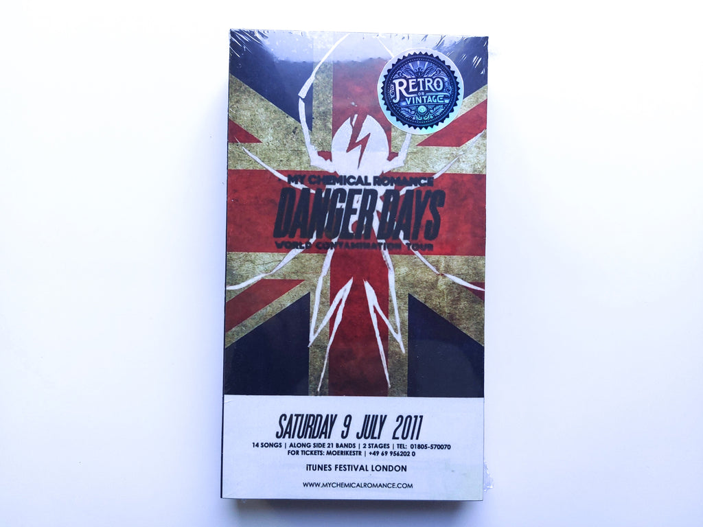 My Chemical Romance iTunes Festival VHS cassette tape