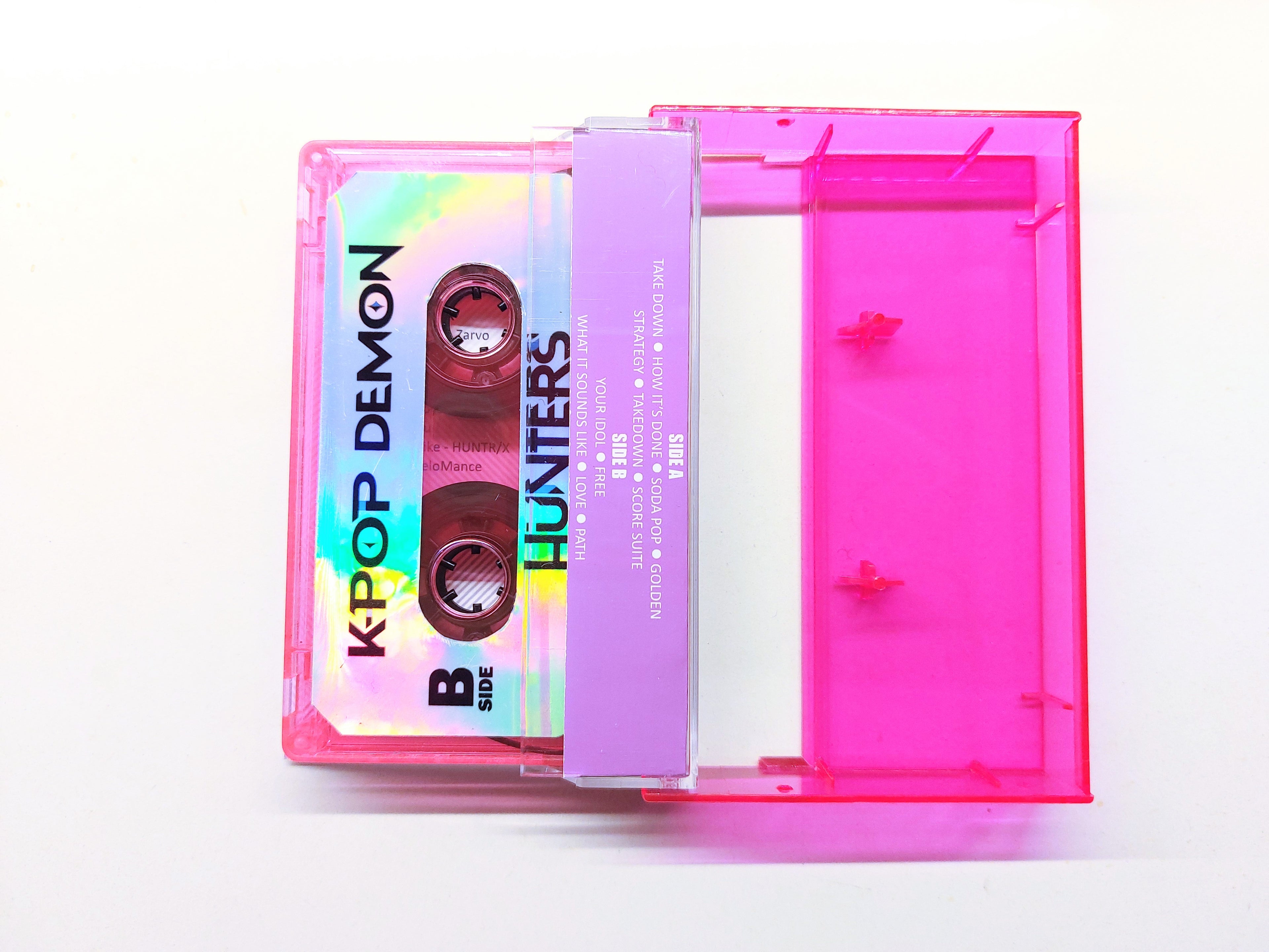 Kpop Demon Hunters Soundtrack Cassette Pink Version