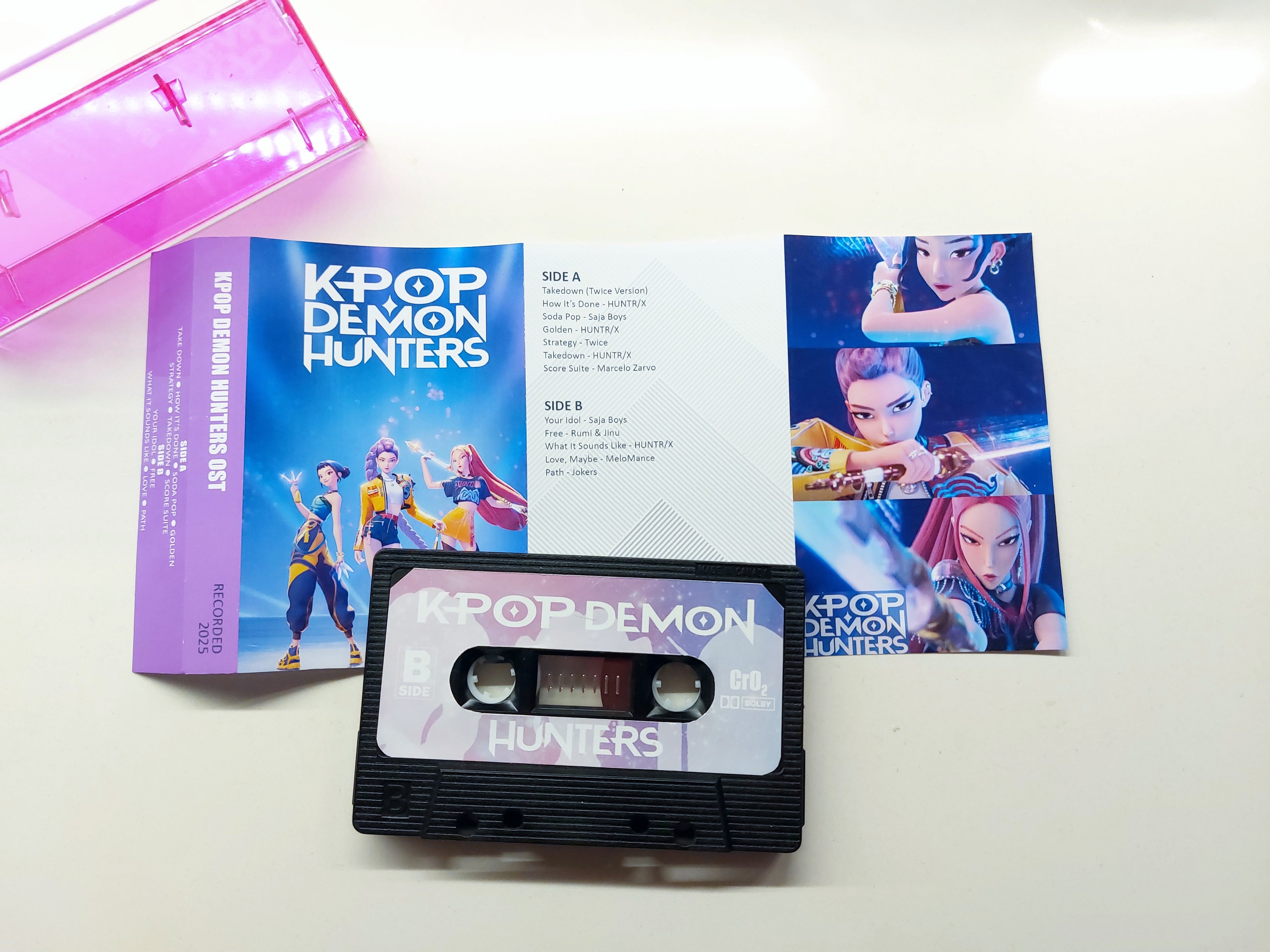 Kpop Demon Hunters Soundtrack Cassette