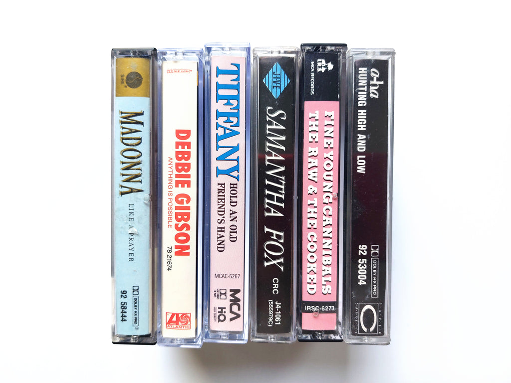 Tiffany Madonna Debbie Gibson Fine Young Cannibals Aha cassette tape