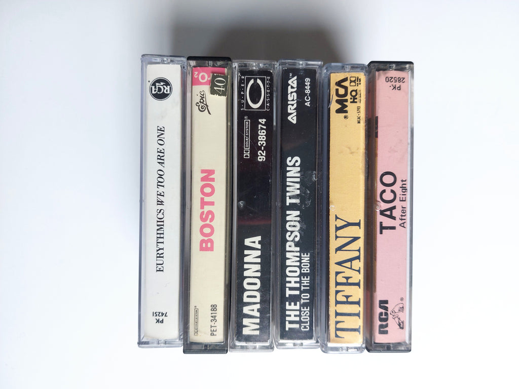 Eurythmics Madonna Tiffany Taco Boston Thompson Twins cassette tape