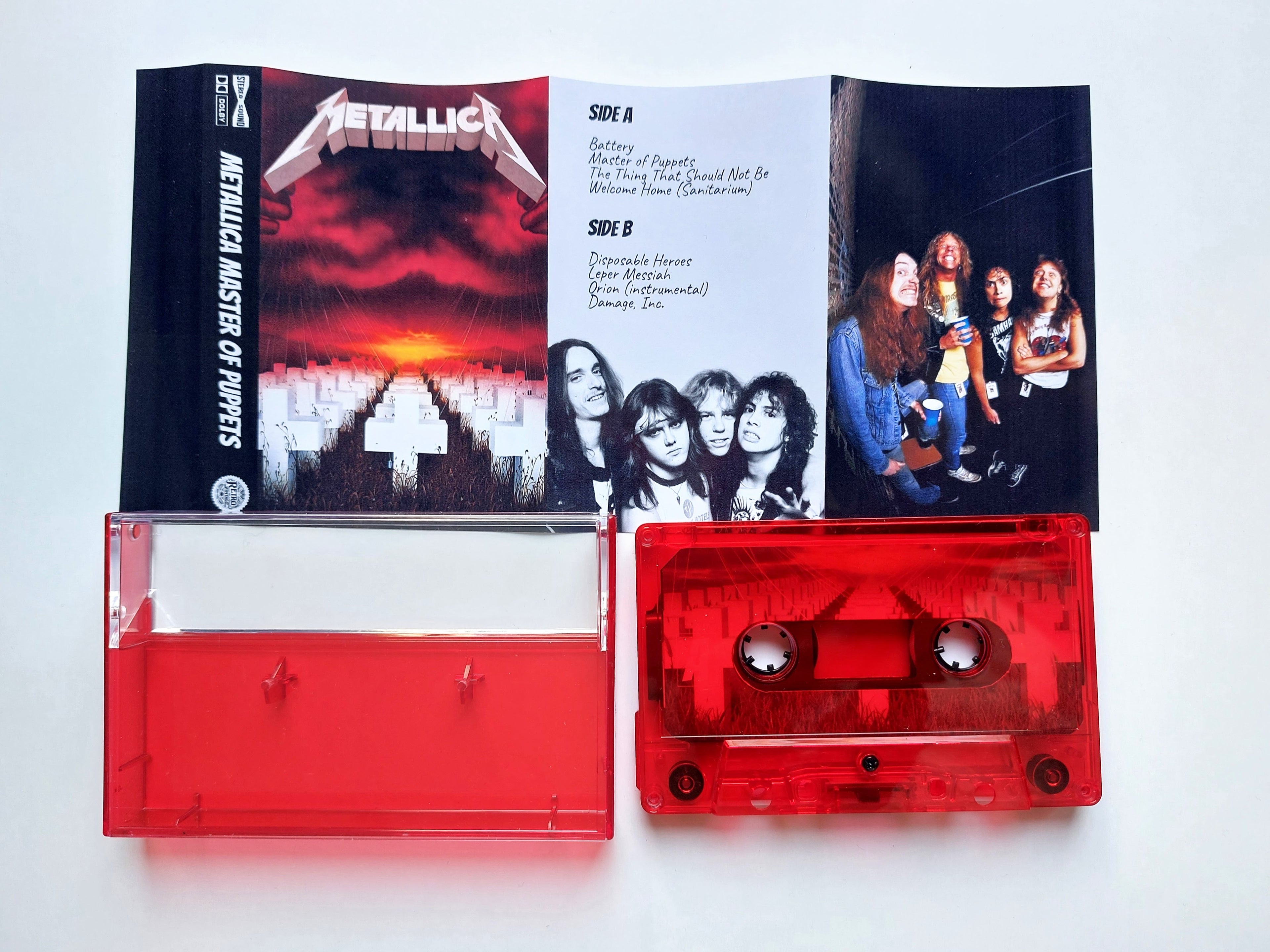 Metallica Masters of Puppets Custom Cassette Tape 60439-4