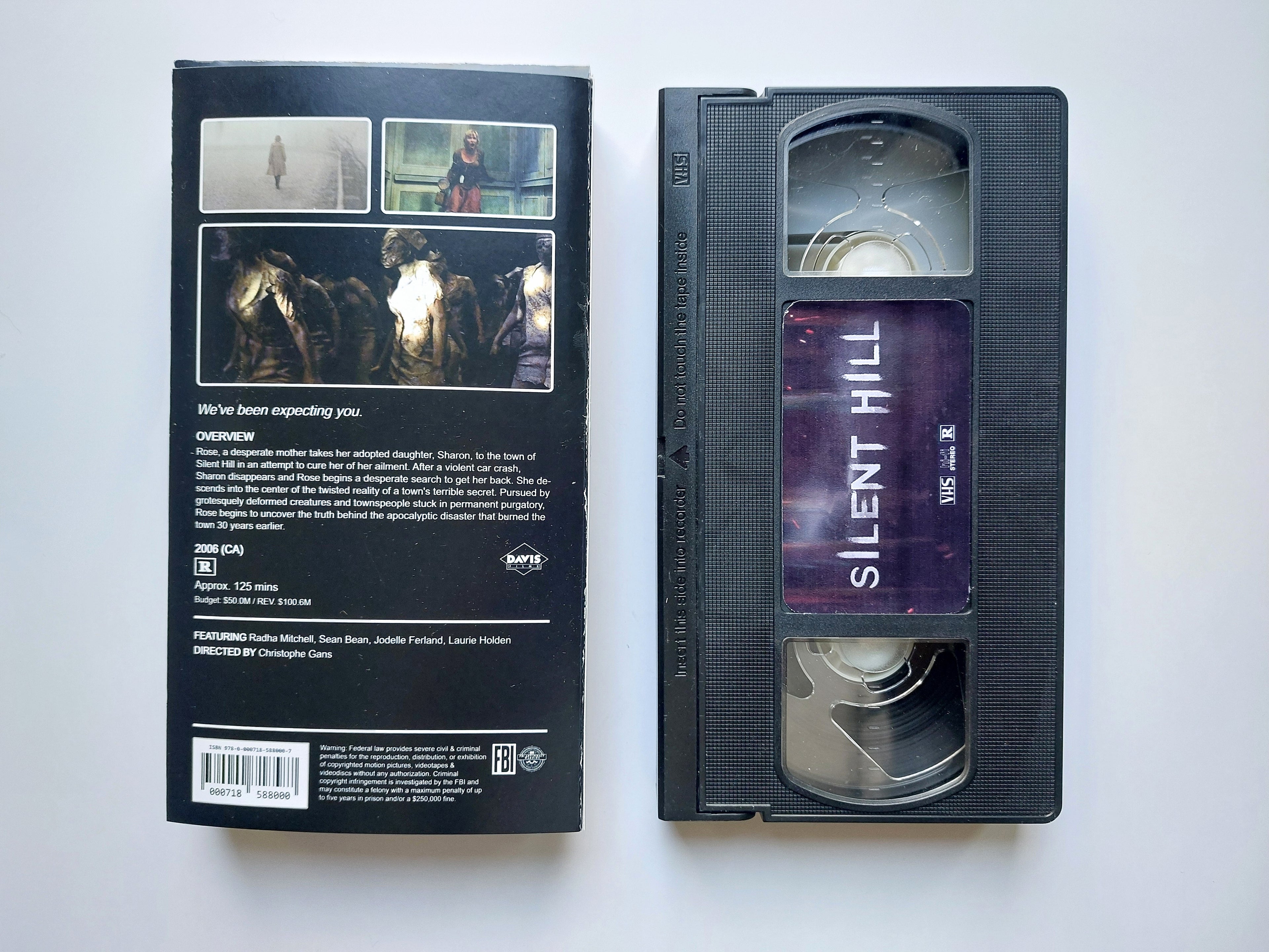 Silent Hill VHS cassette tape