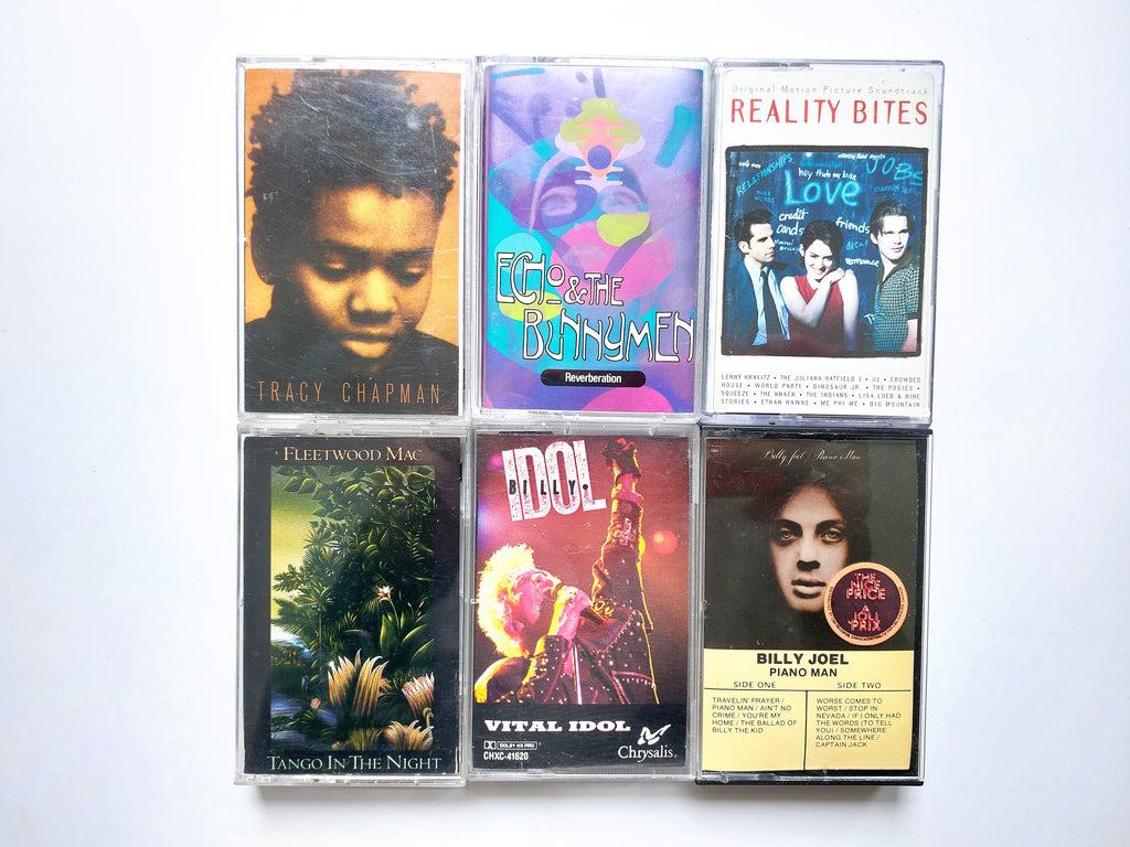 Fleetwood Mac Reality Bites Billy Idol Tracy Chapman Billy Joel cassette tape