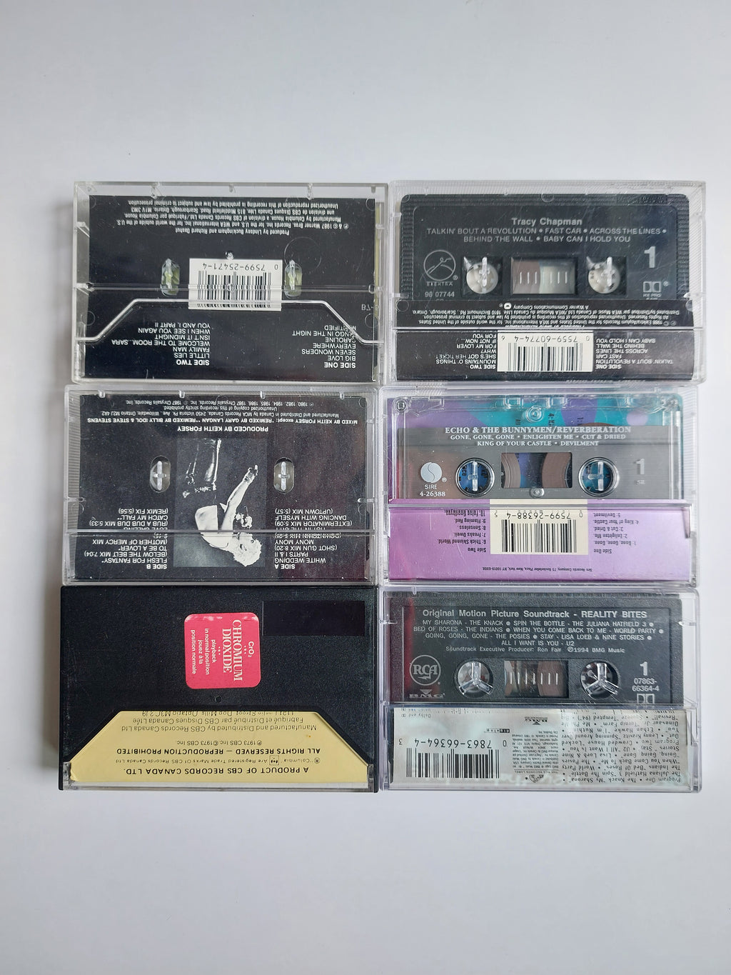 Fleetwood Mac Reality Bites Billy Idol Tracy Chapman Billy Joel cassette tape