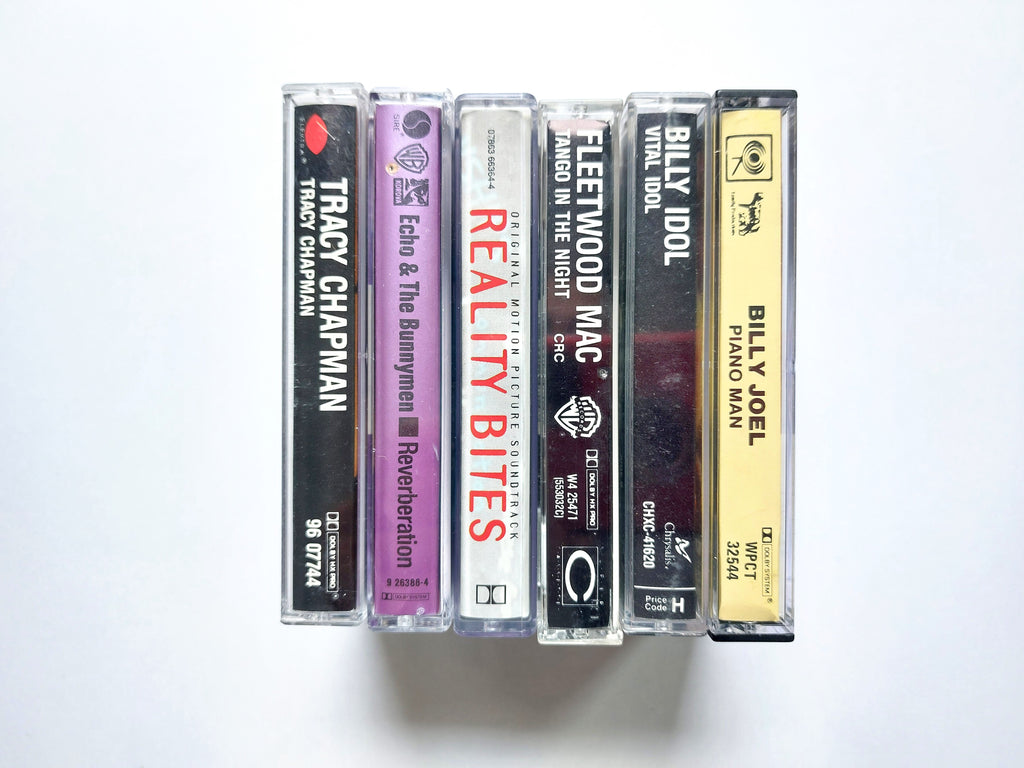 Fleetwood Mac Reality Bites Billy Idol Tracy Chapman Billy Joel cassette tape