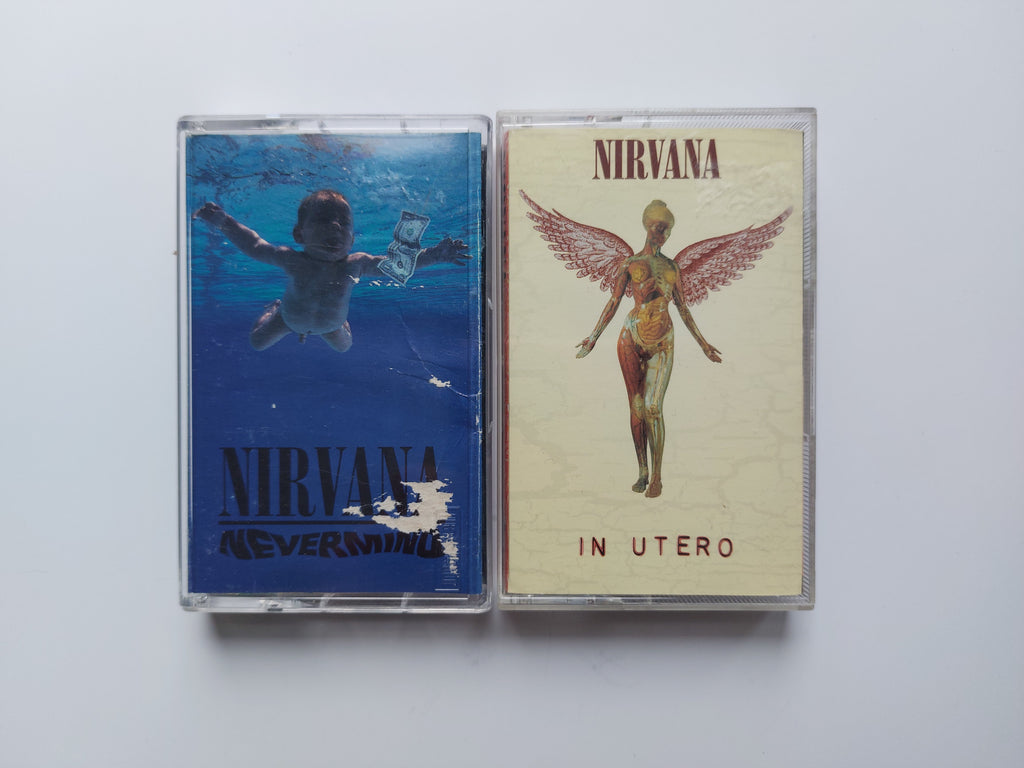 Nirvana Nevermind In Utero cassette tapes
