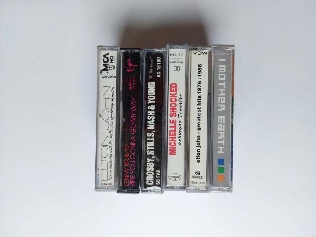 Lenny Kravitz Elton John Michelle Shocked I Mother Earth Crosby Still Nash cassette tape