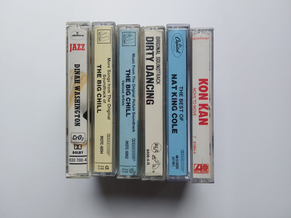 Dinah Washington  Kon Kan The Big Chill  Nat King Cole Dirty Dancing cassette tape