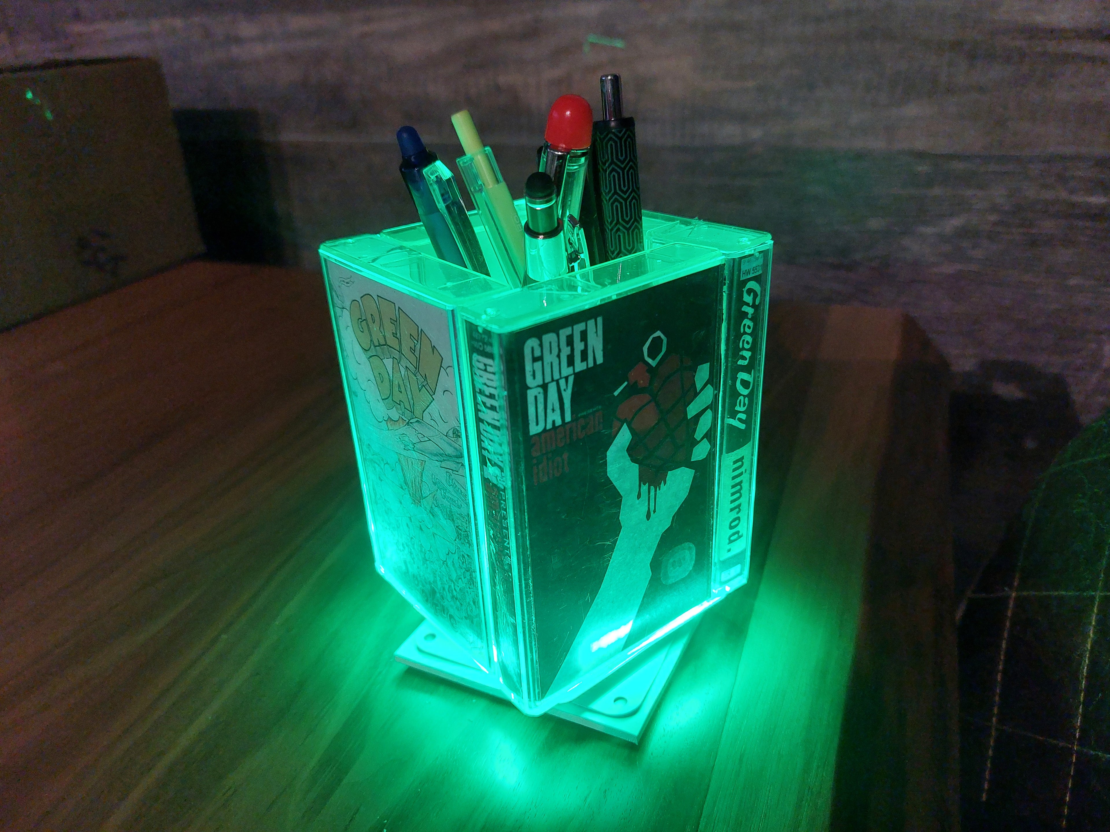 Green Day Cassette Music Box, Lamp, Pen Holder