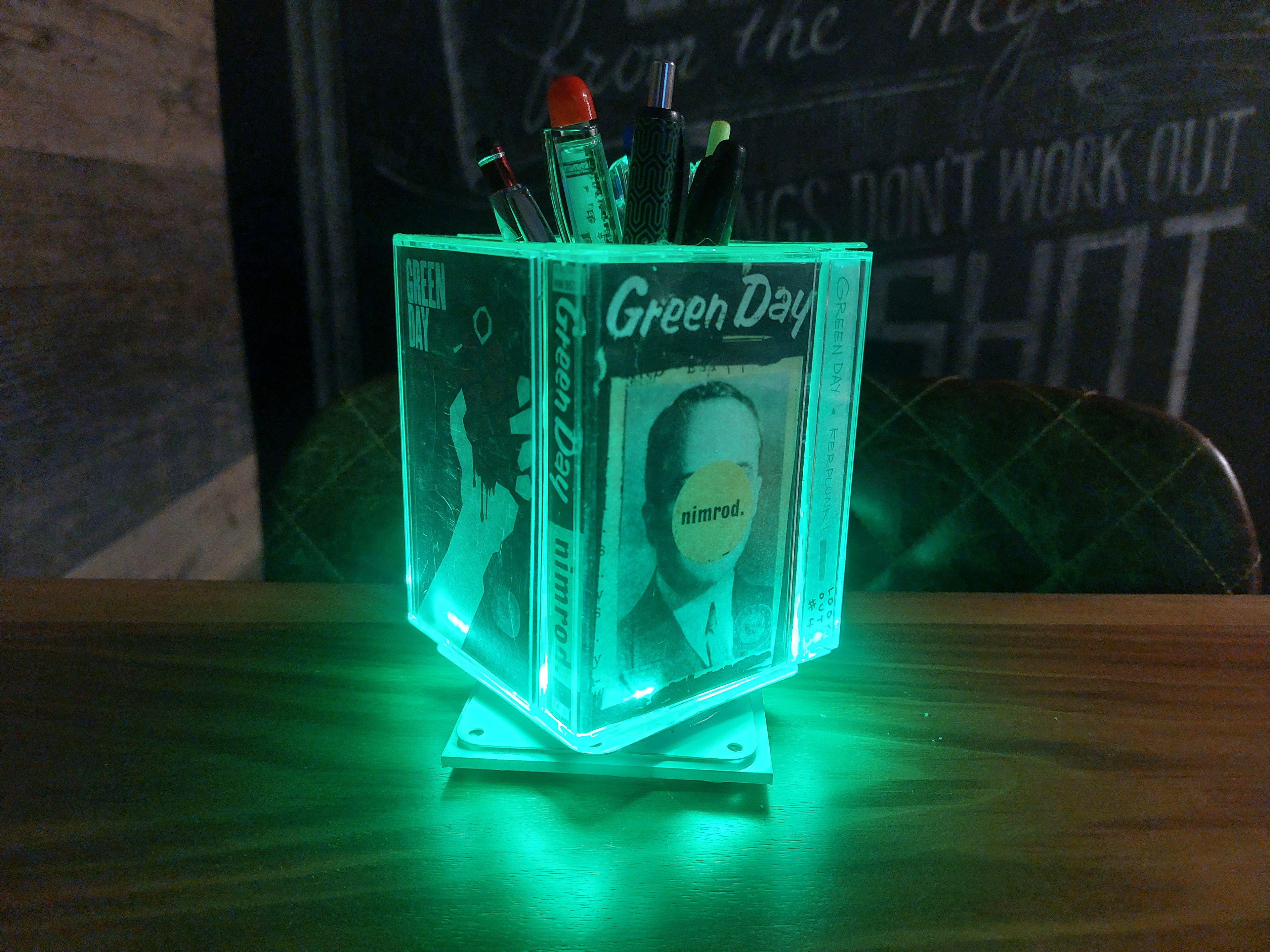 Green Day Cassette Music Box, Lamp, Pen Holder
