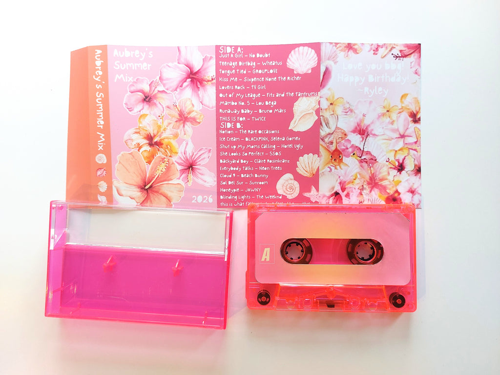 Custom Mix Cassette Tapes YOUR SPOTIFY PLAYLIST