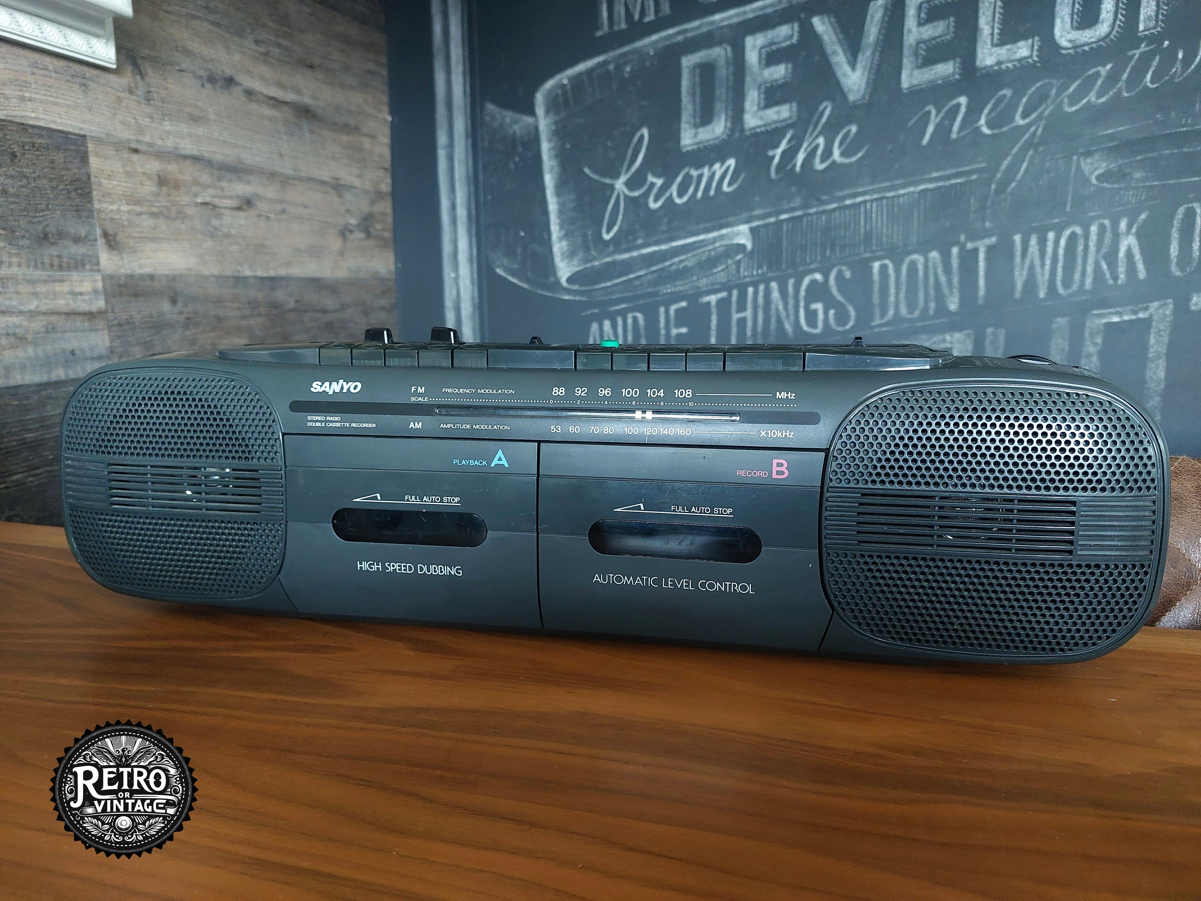 Sanyo MW 707 Cassette Boombox Ghettoblaster