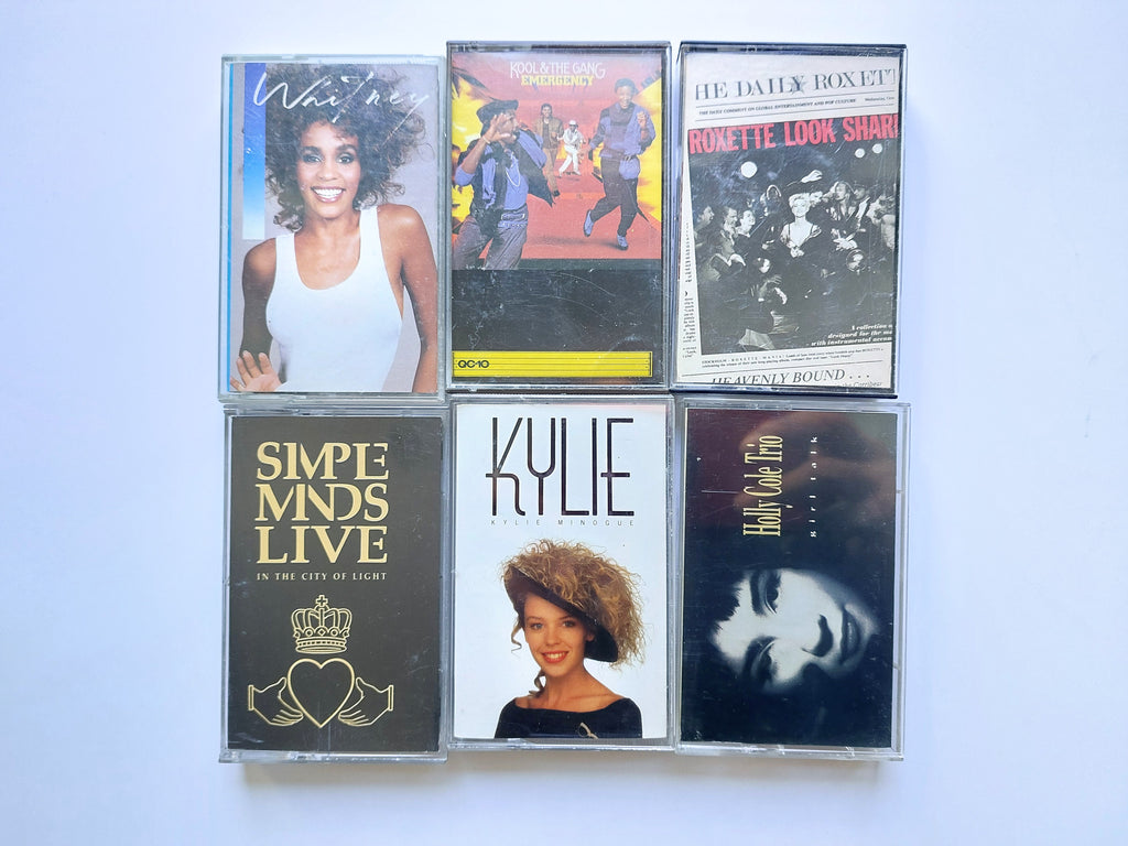 Roxette – Look Sharp!  Kool & The Gang – Emergency  Whitney Houston – Whitney  Simple Minds – Live in the City of Light  Kylie Minogue – Kylie (Self-Titled)  Holly Cole Trio – Girl Talk cassette tape (Copy)