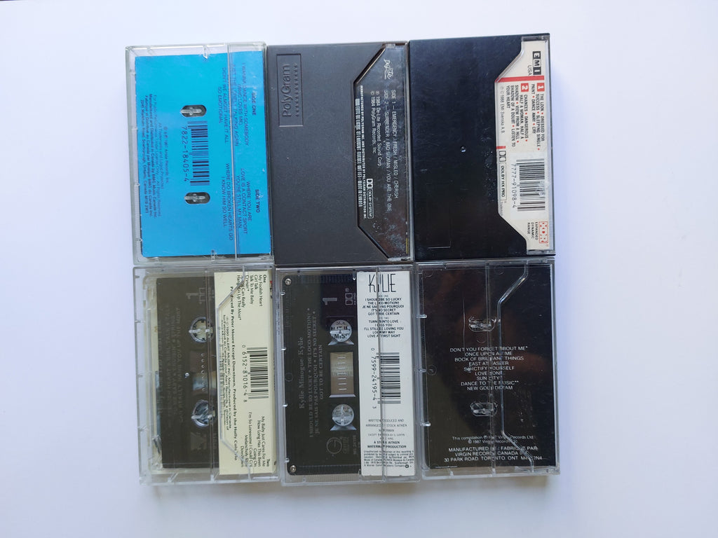 Roxette – Look Sharp!  Kool & The Gang – Emergency  Whitney Houston – Whitney  Simple Minds – Live in the City of Light  Kylie Minogue – Kylie (Self-Titled)  Holly Cole Trio – Girl Talk cassette tape (Copy)