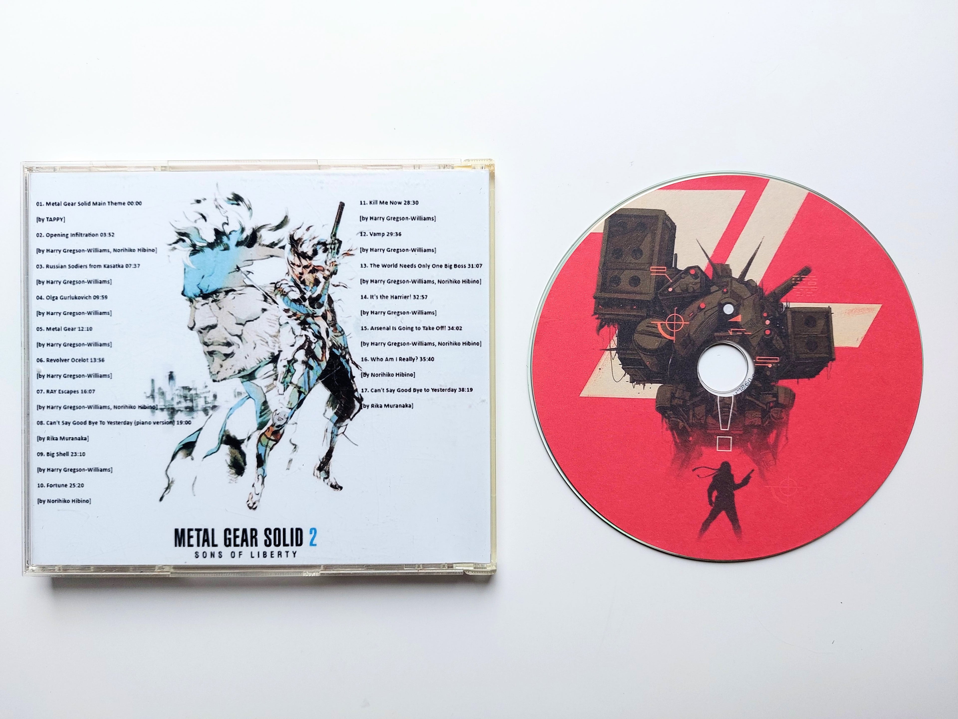 Metal Gear Solid V Sons of Liberty Soundtrack CD
