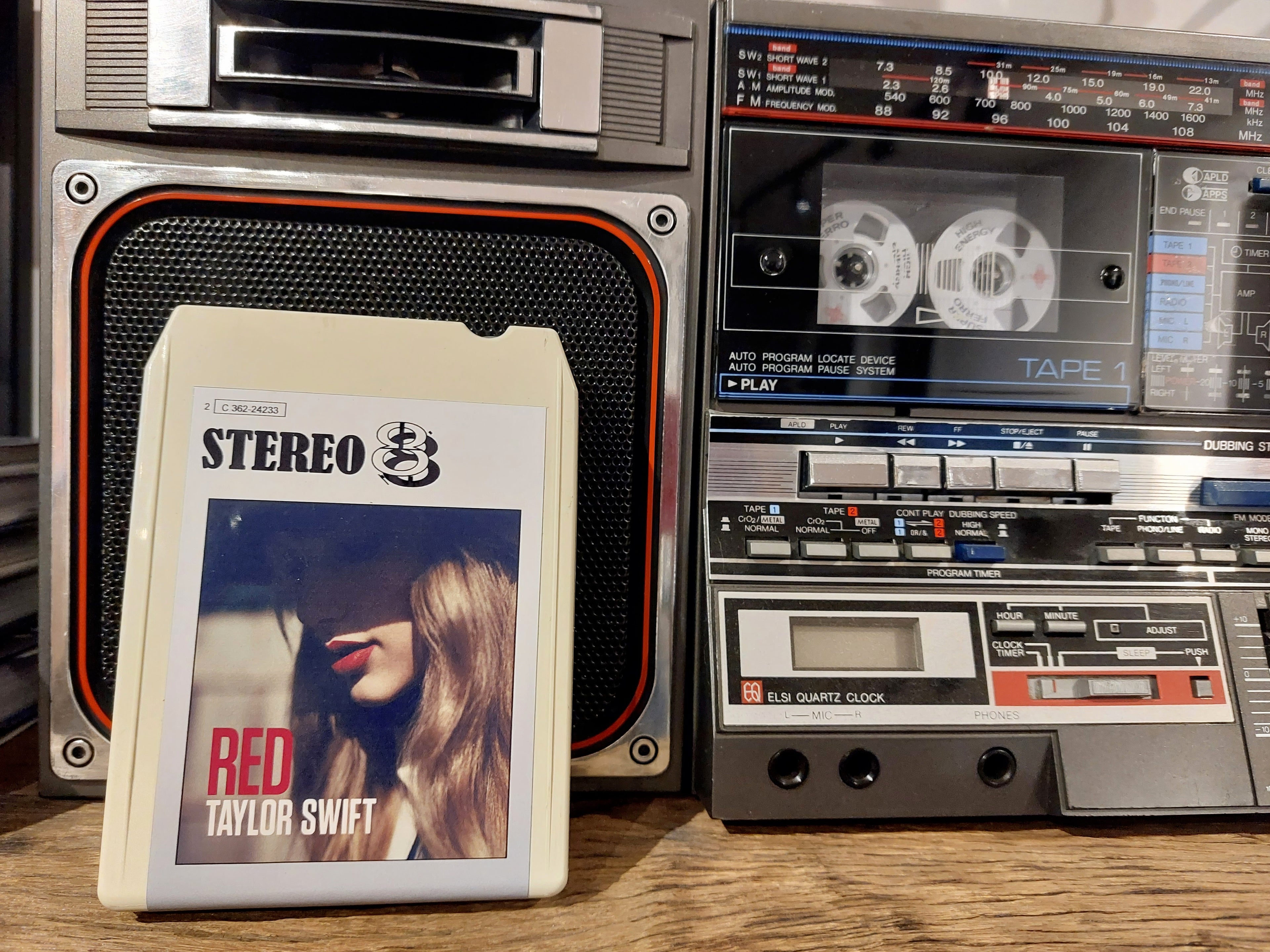 Taylor Swift Red 8 Track Cassette Tape