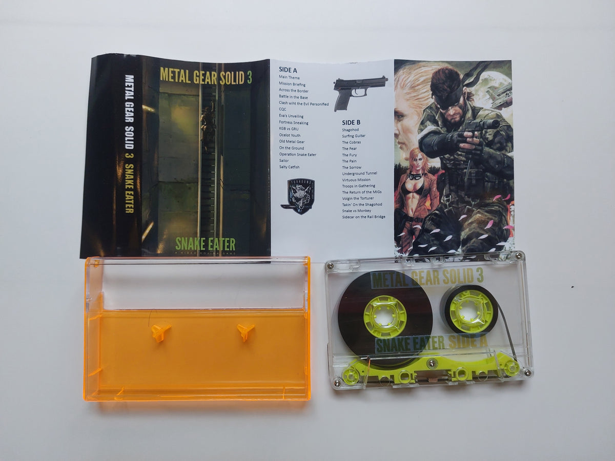 Metal Gear Solid 3 Snake Eater OST soundtrack cassette