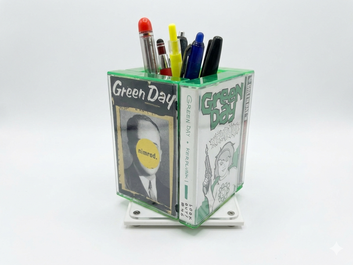 Green Day Cassette Music Box, Lamp, Pen Holder